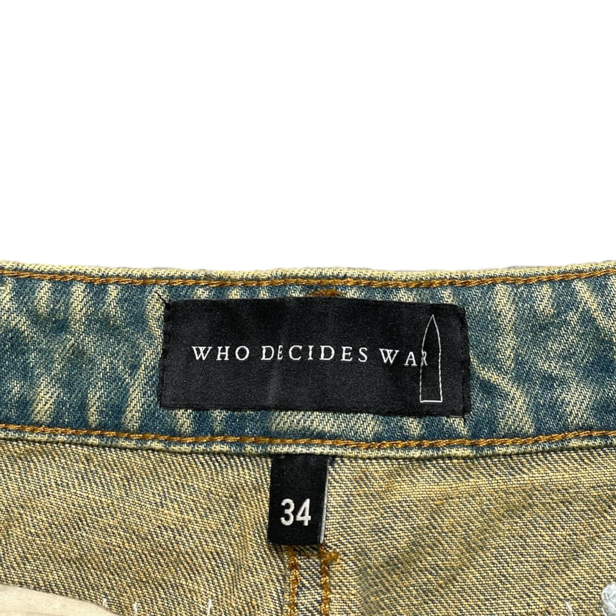 Who Decides War Studded Distressed Jeans Multi Size US 34 / EU 50 - 5 Thumbnail