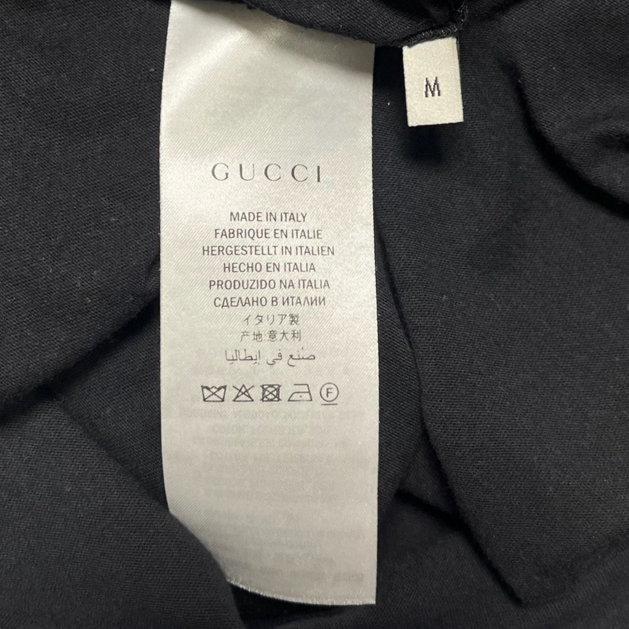 Gucci Hollywood Tiger Emboridered Short Sleeve Tee Shirt Black Size US XL / EU 56 / 4 - 5 Thumbnail