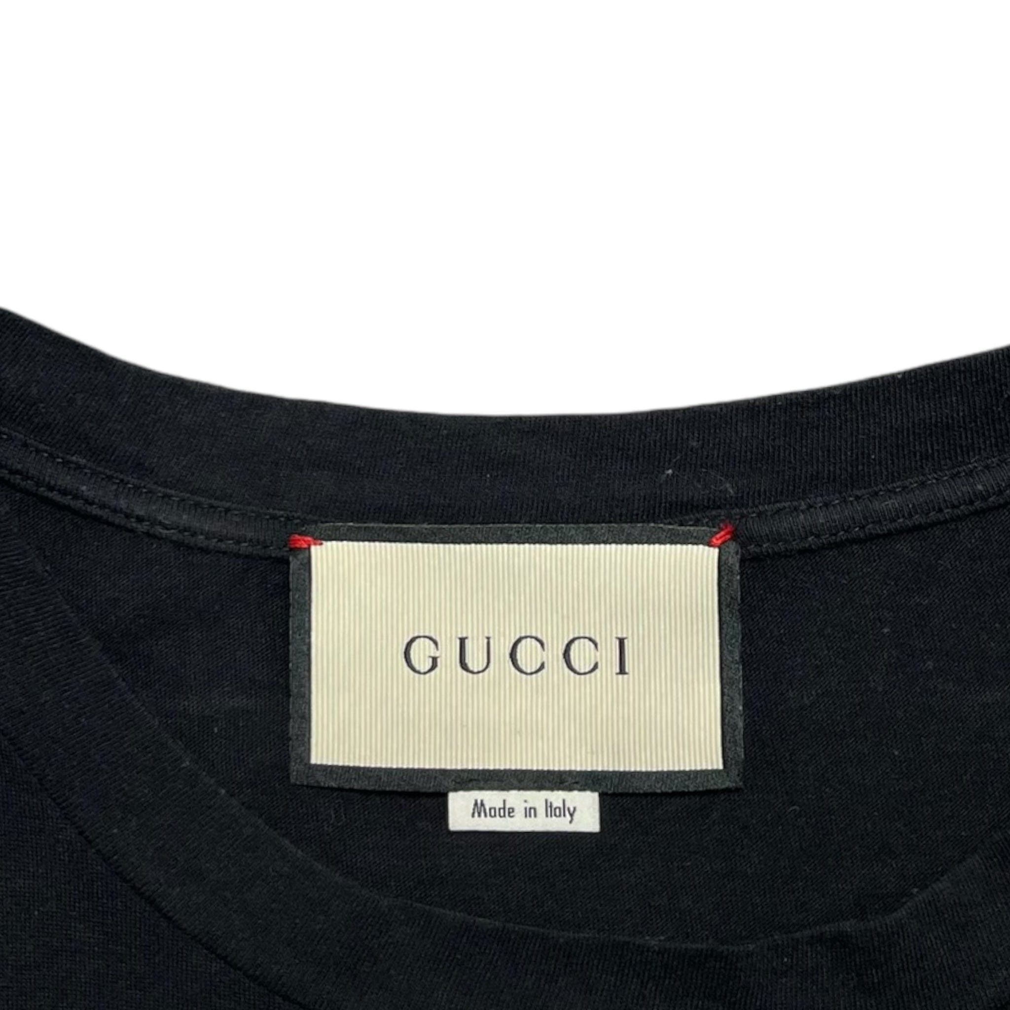 Gucci Hollywood Tiger Emboridered Short Sleeve Tee Shirt Black Size US XL / EU 56 / 4 - 4 Thumbnail