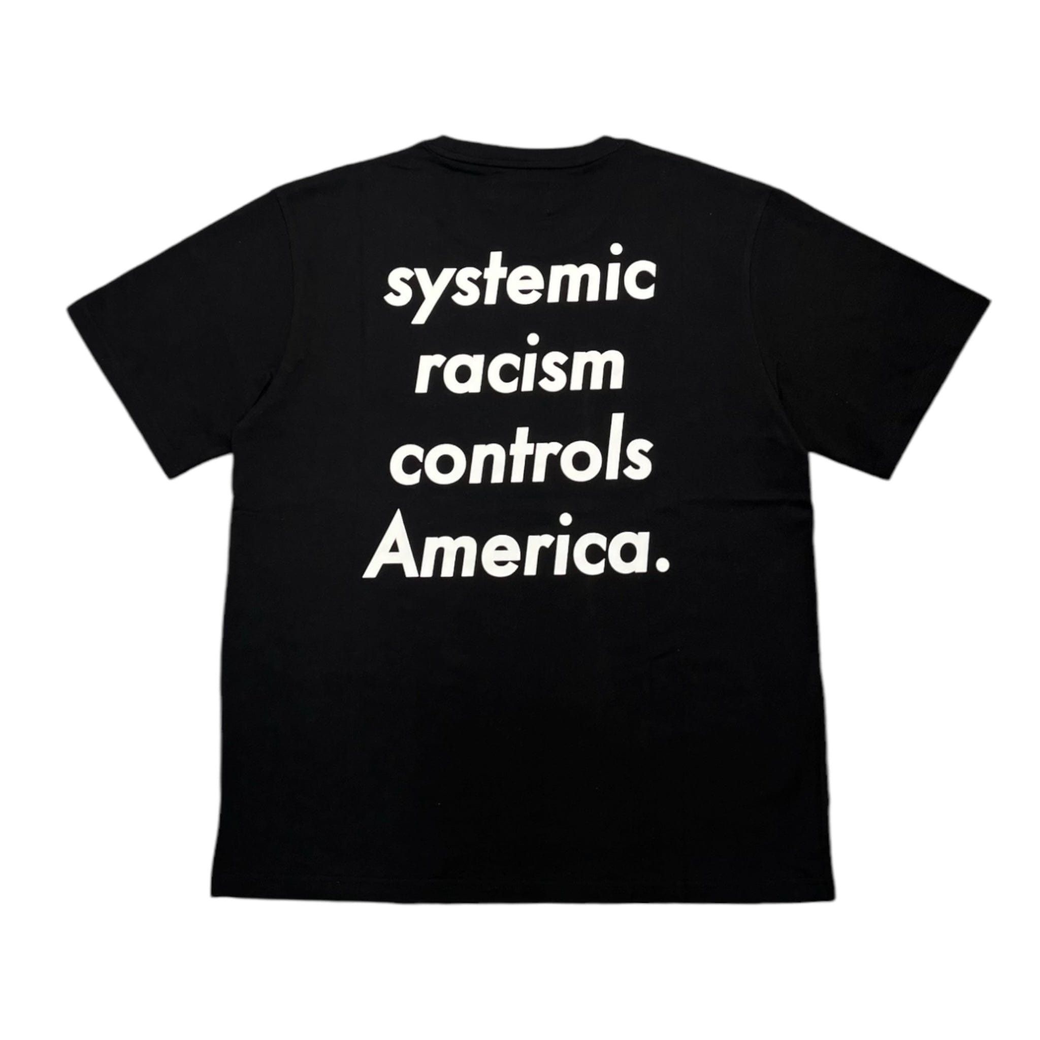 DENIM TEARS Black Entertainment Short Sleeve Tee Shirt Black Size US XL / EU 56 / 4 - 2 Thumbnail