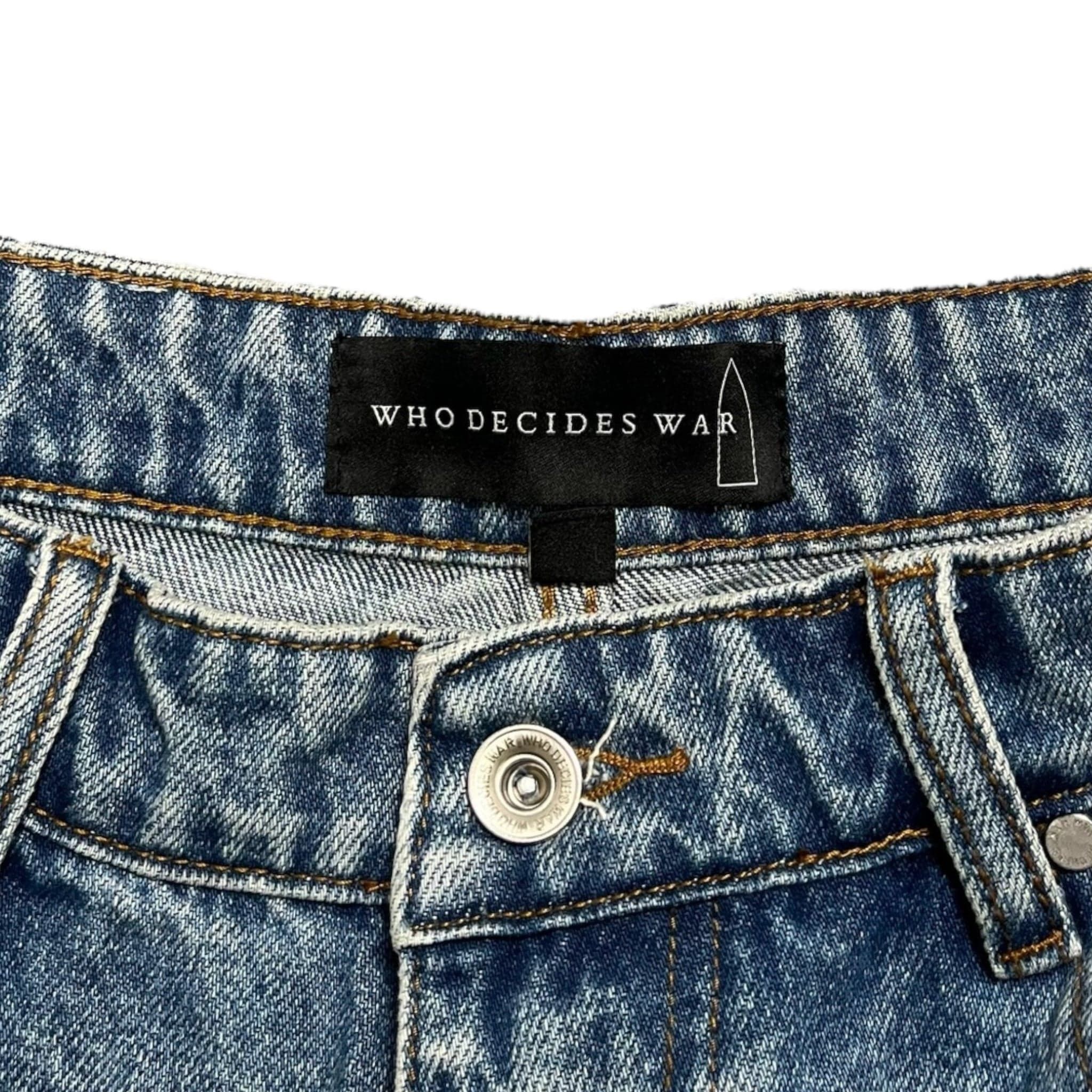 Who Decides War Who Decides War By MRDR BRVDO Multipocket Distressed Jeans S Size US 32 / EU 48 - 6 Thumbnail
