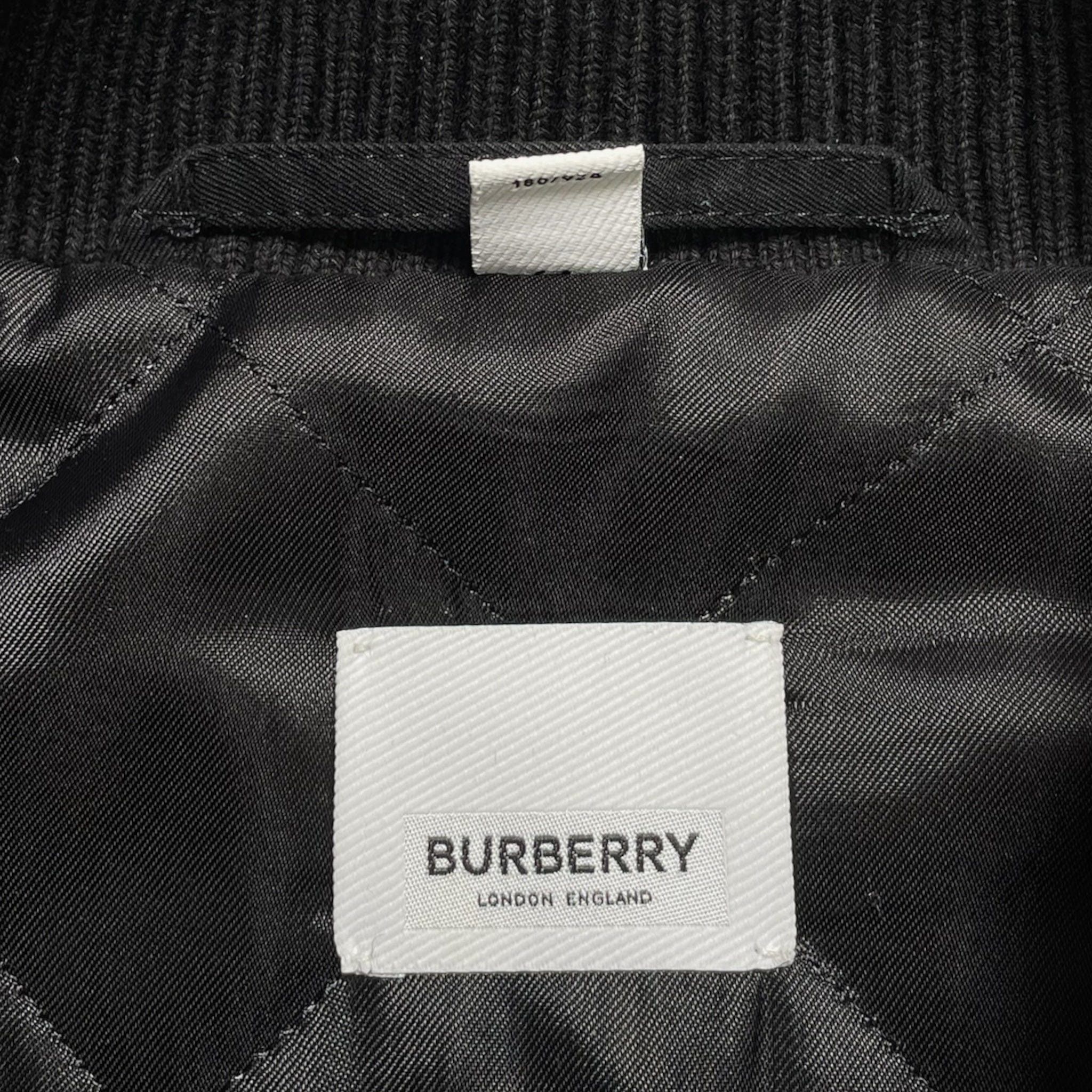 Burberry Graphic Logo Varsity Jacket Green Size US S / EU 44-46 / 1 - 5 Thumbnail