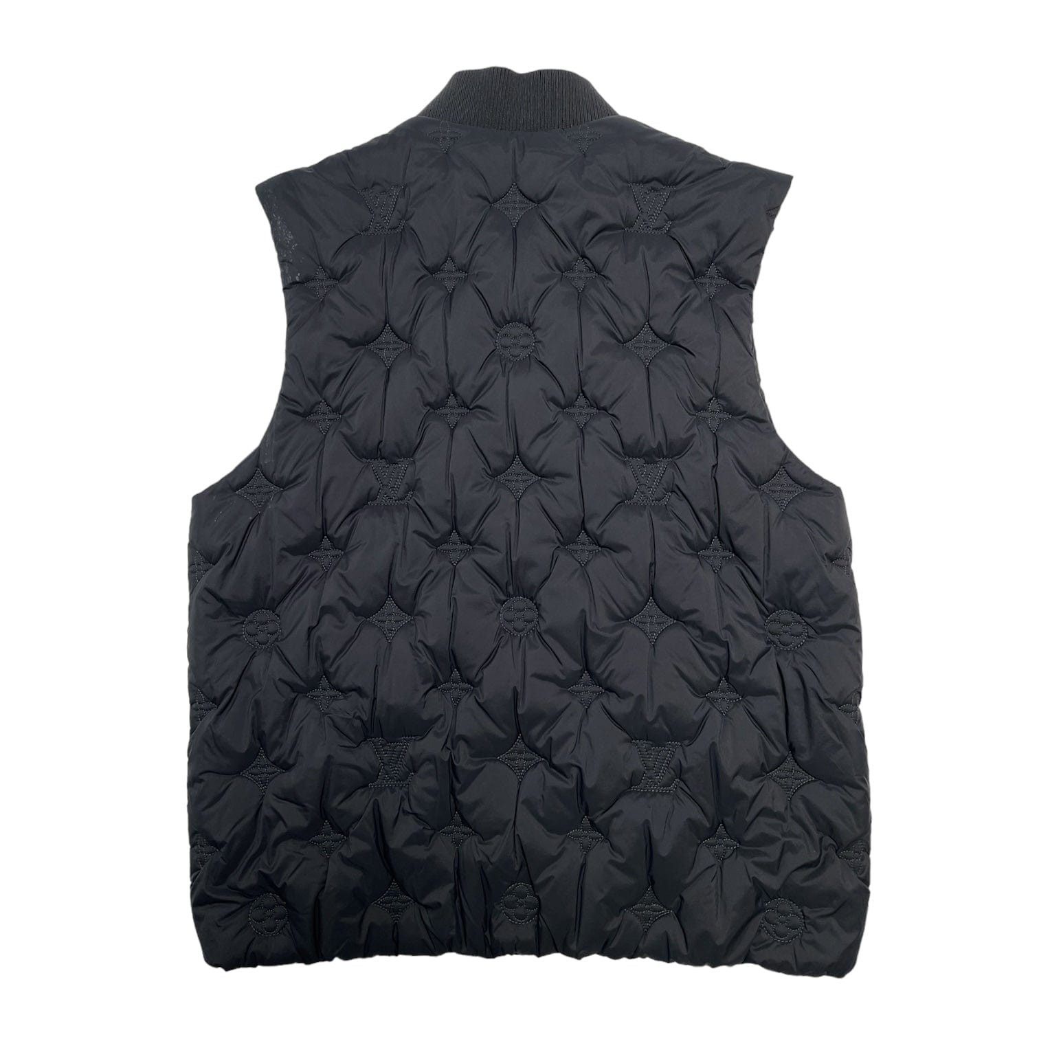 Louis Vuitton Monogram Quilted Vest Grey Size US XL / EU 56 / 4 - 2 Thumbnail