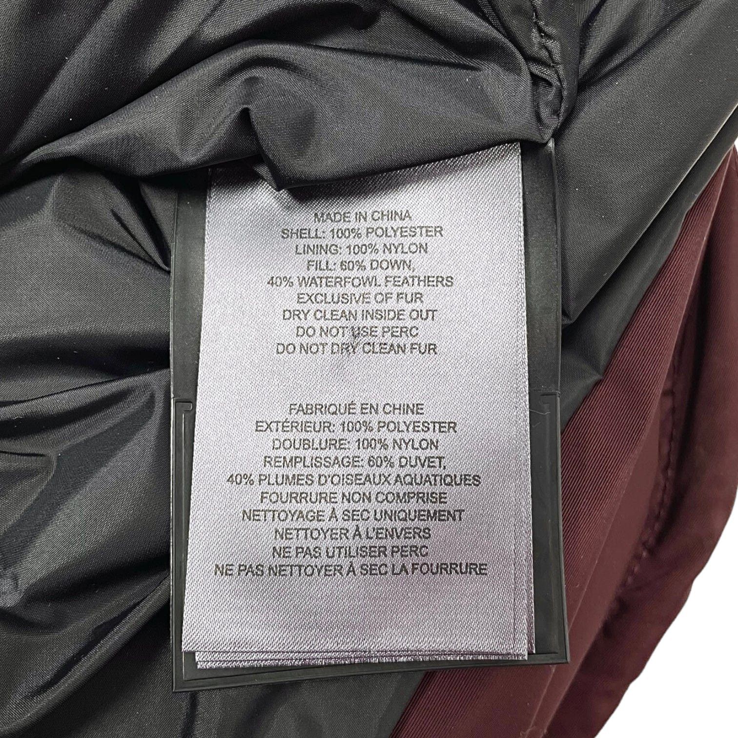 Moose Knuckles Moose Knuckle Causapscal Parka Jacket Burgandy (W) Size M / US 6-8 / IT 42-44 - 4 Thumbnail