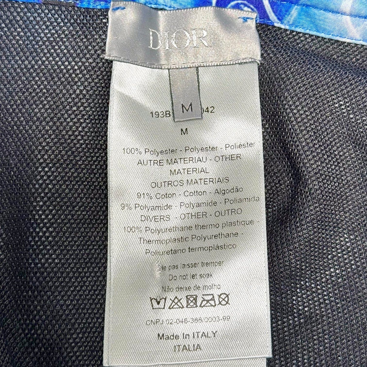 Dior Dior x Kenny Scharf Silk Shorts Blue Size US 33 - 3 Thumbnail
