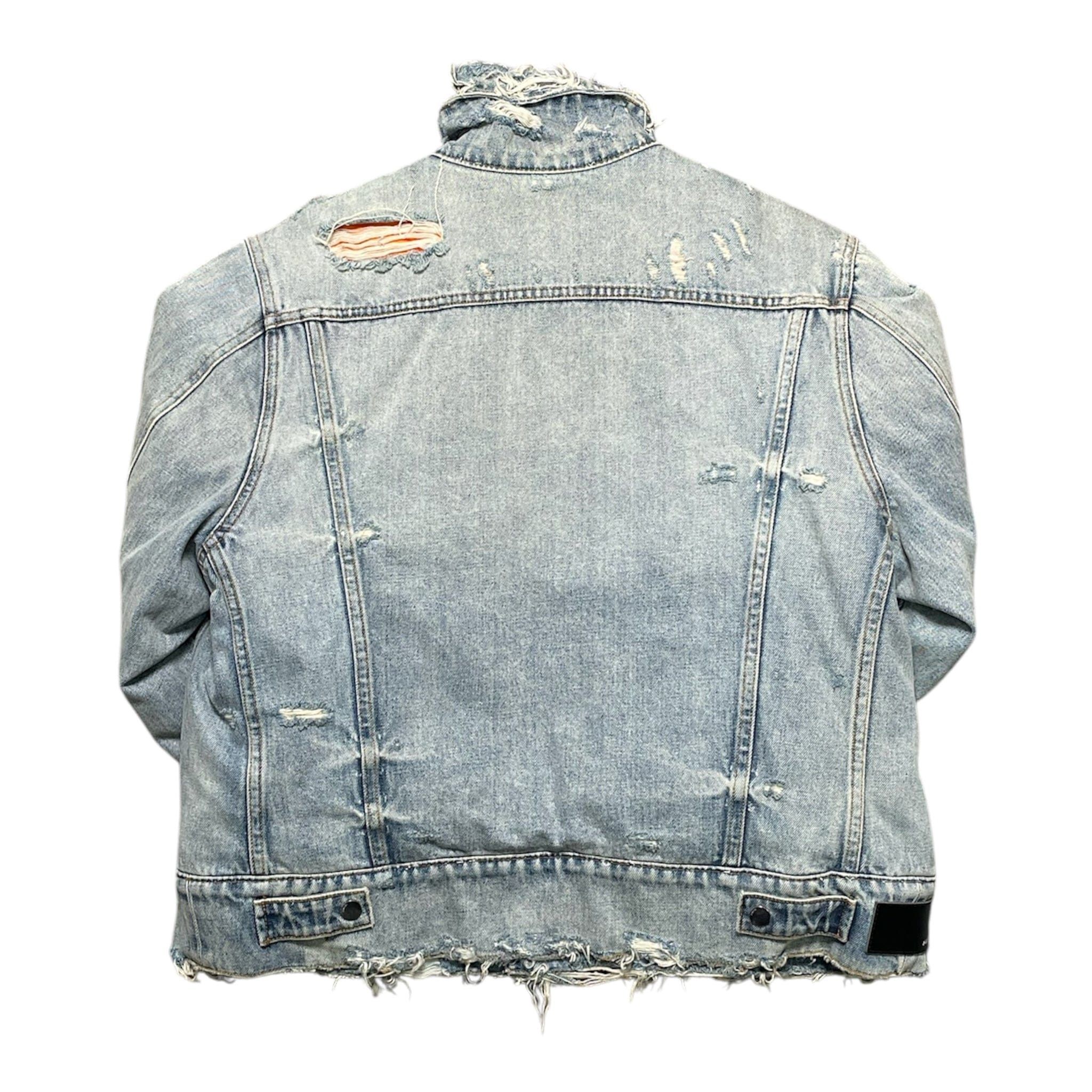 Amiri Amiri Reverse Trucker Bomber Jacket Indigo Green Size US XL / EU 56 / 4 - 4 Thumbnail