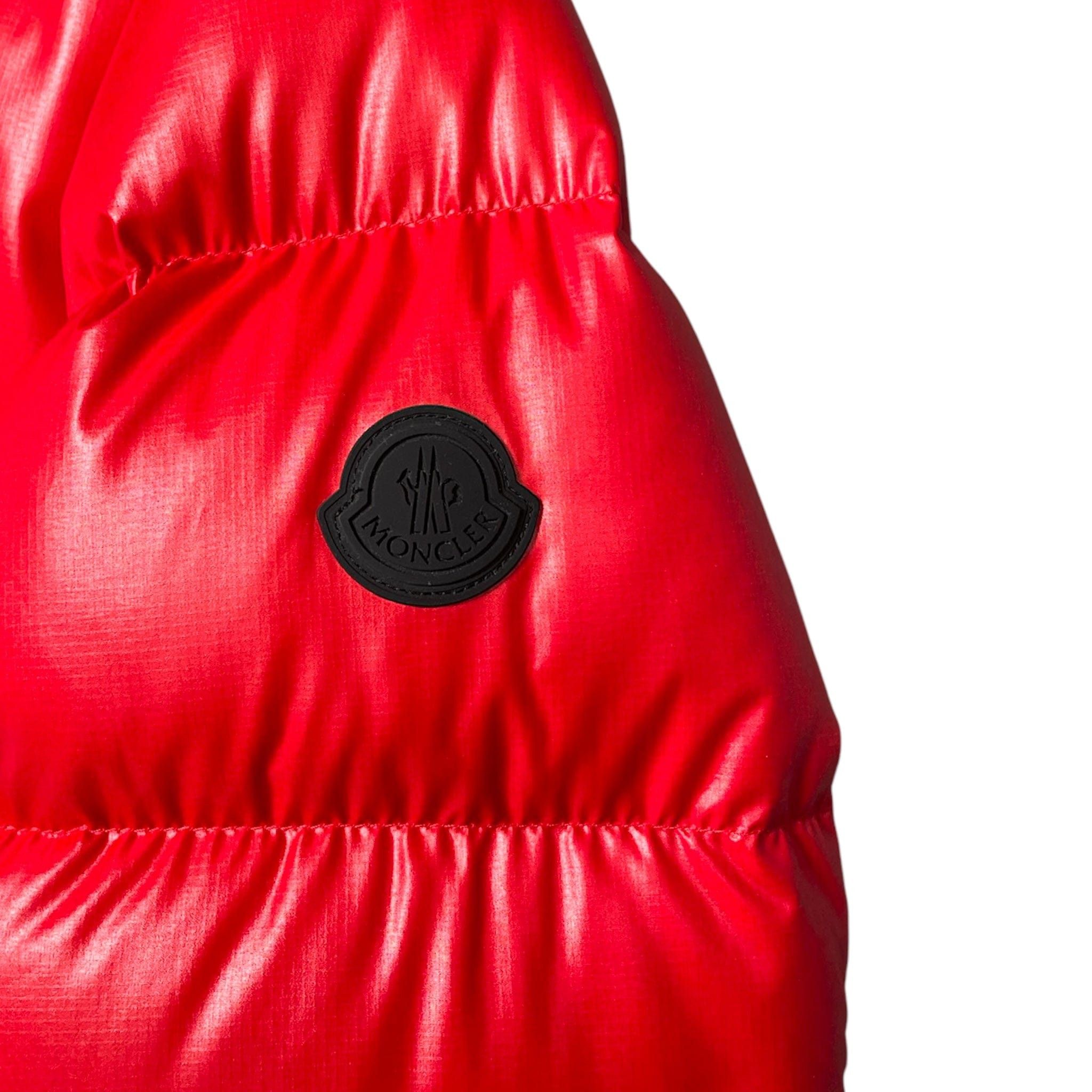 Moncler Zubair Down Jacket Red Black Size US XS / EU 42 / 0 - 5 Thumbnail