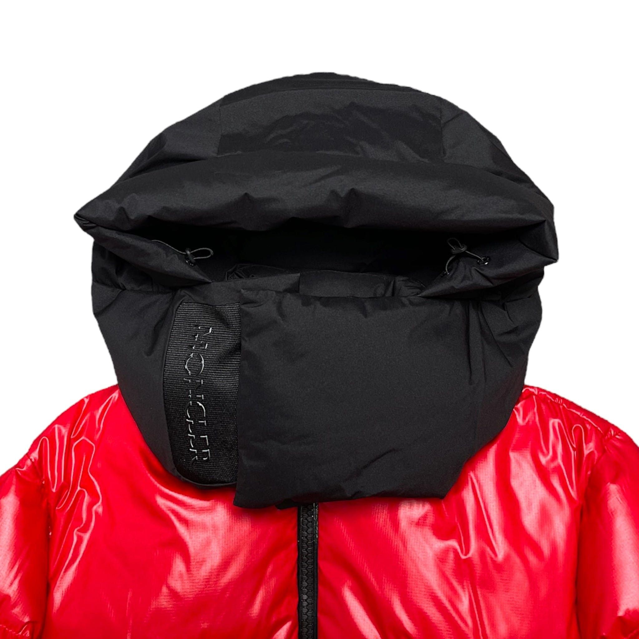 Moncler Zubair Down Jacket Red Black Size US XS / EU 42 / 0 - 4 Thumbnail