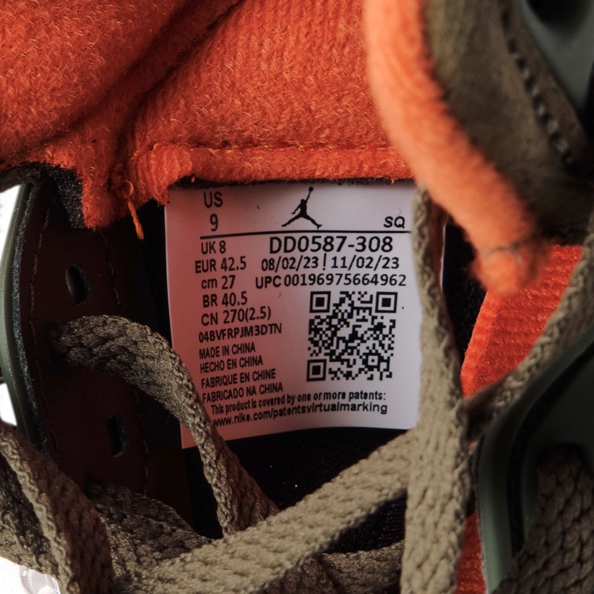 Nike 5 Retro Olive (2024) Size US 8.5 / EU 41-42 - 8 Thumbnail
