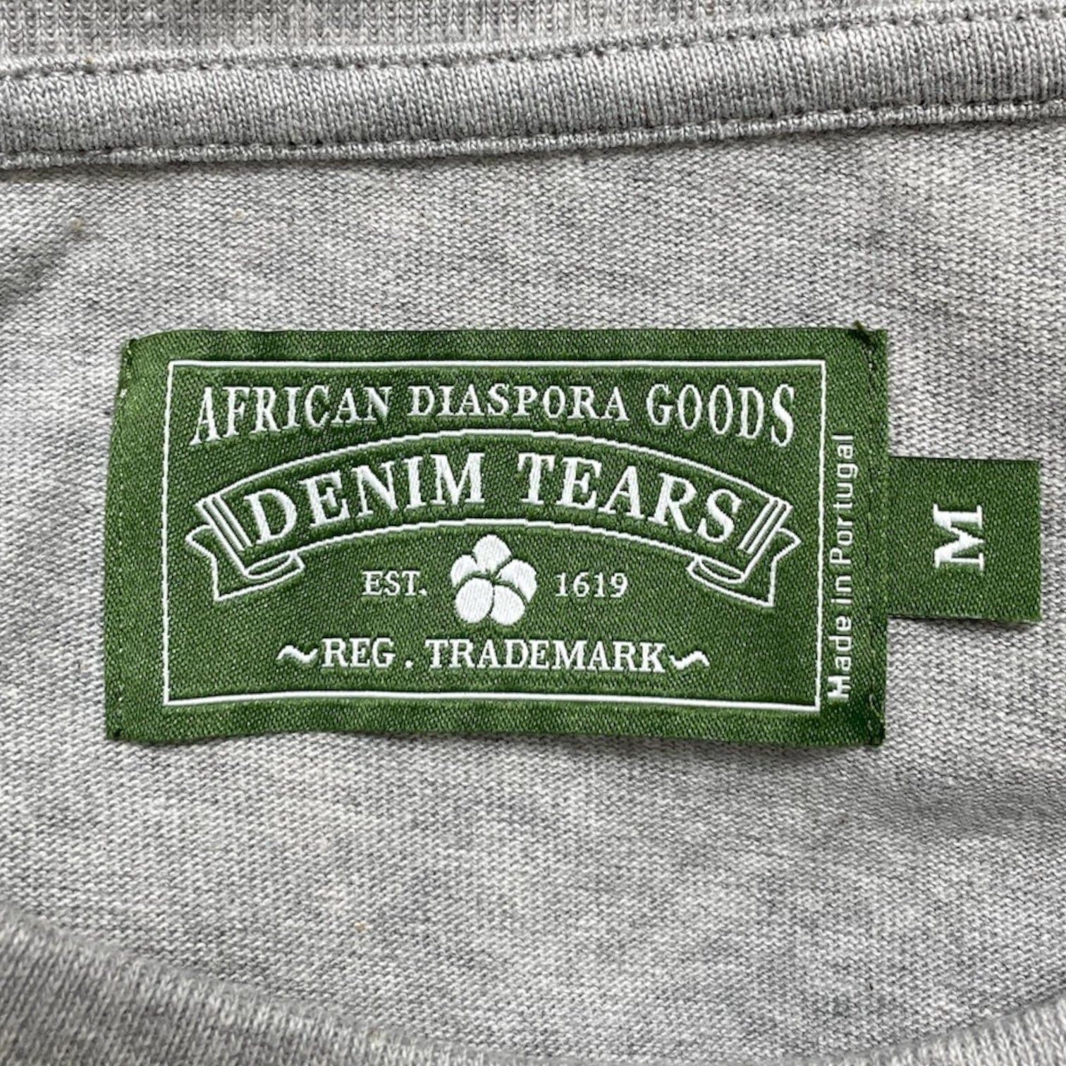 DENIM TEARS LeRage Short Sleeve Tee Shirt Grey Size US XXL / EU 58 / 5 - 4 Thumbnail