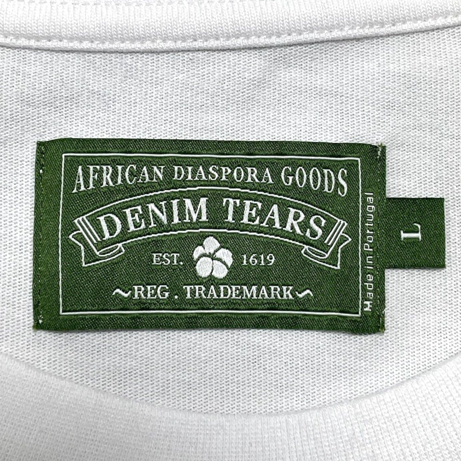 DENIM TEARS LeRage Short Sleeve Tee Shirt White Size US XL / EU 56 / 4 - 4 Thumbnail