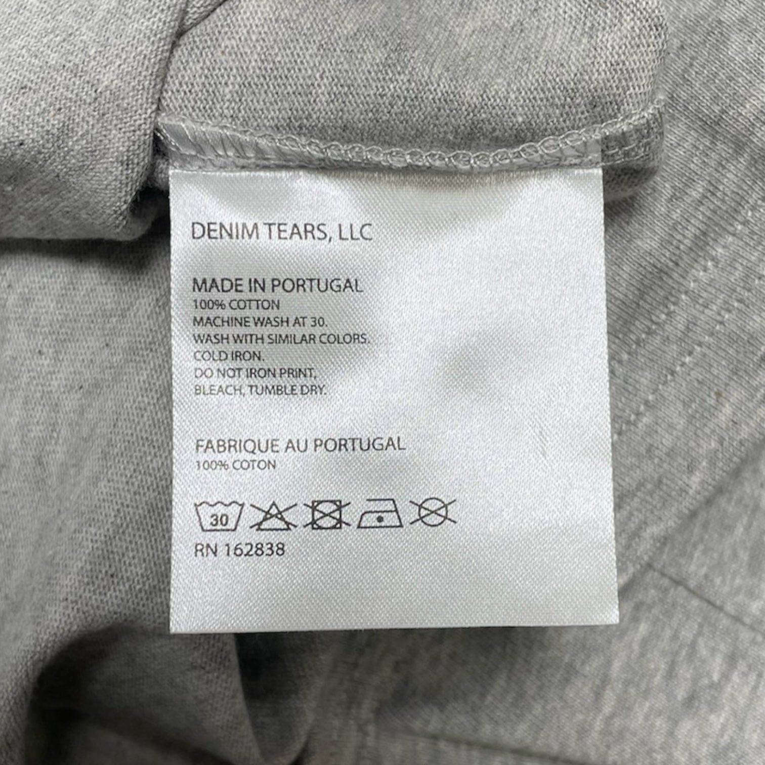 DENIM TEARS LeRage Short Sleeve Tee Shirt Grey Size US L / EU 52-54 / 3 - 5 Thumbnail