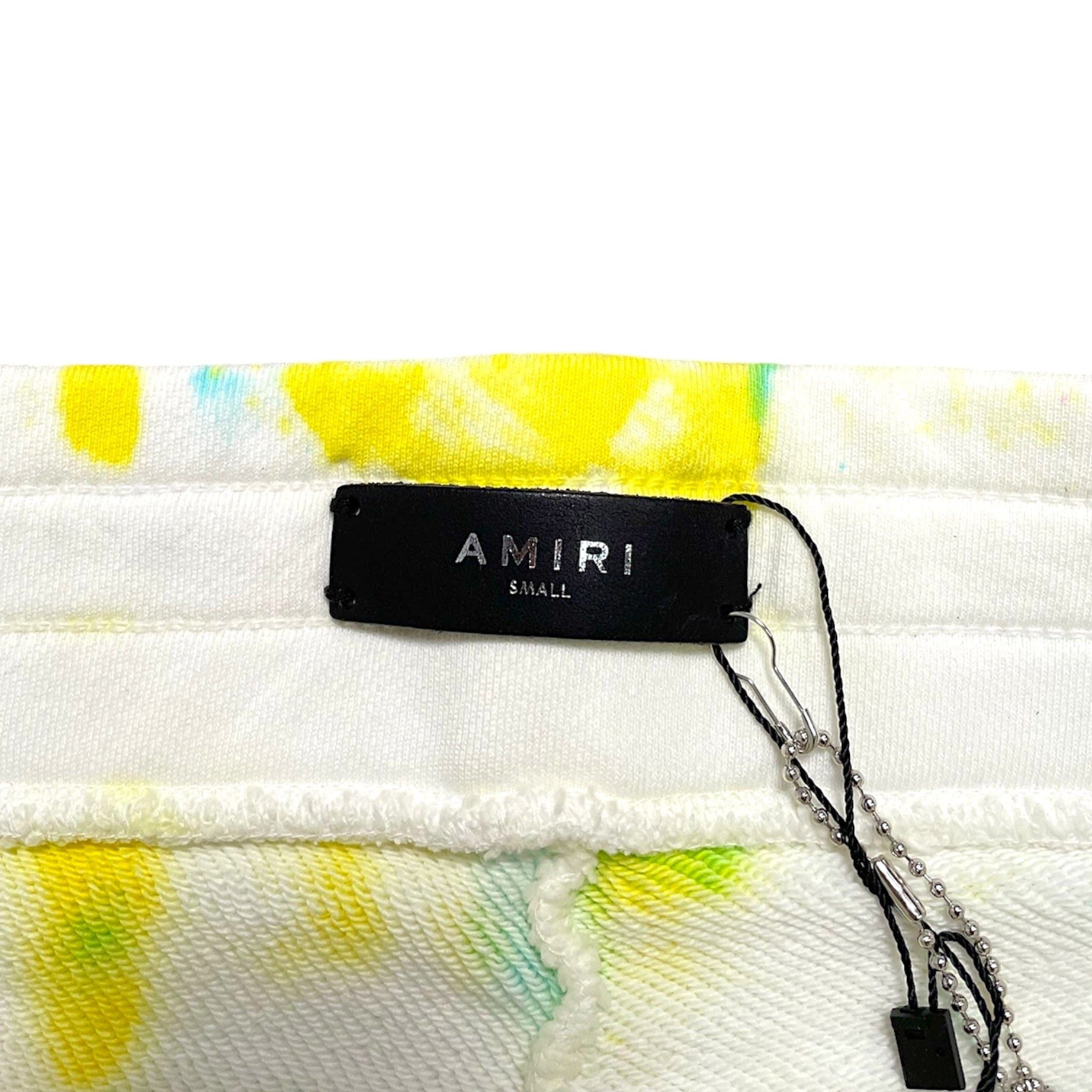 Amiri Amiri Tie Dye Art Patch Sweatpants White Multi Size US 30 / EU 46 - 4 Thumbnail