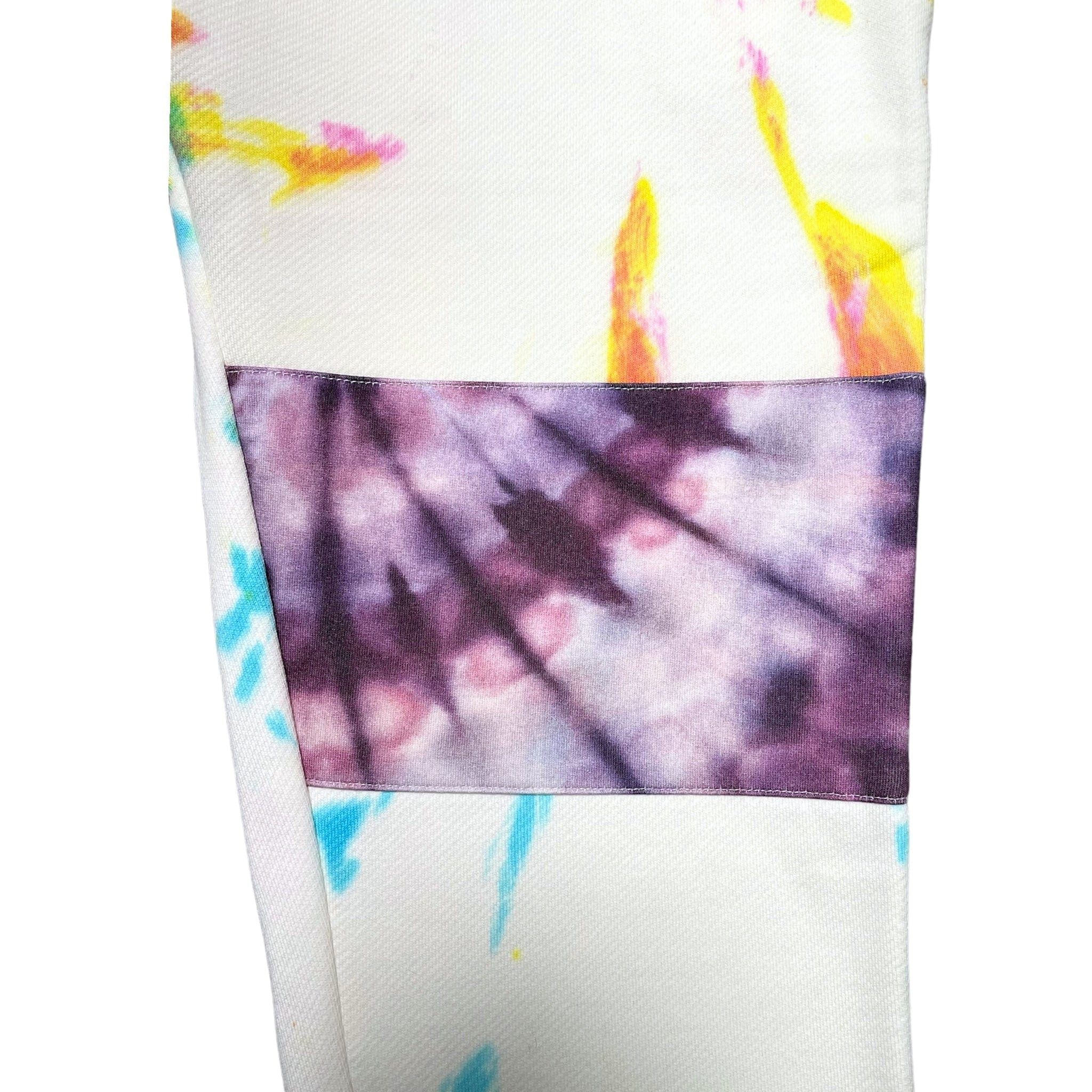 Amiri Amiri Tie Dye Art Patch Sweatpants White Multi Size US 30 / EU 46 - 3 Thumbnail