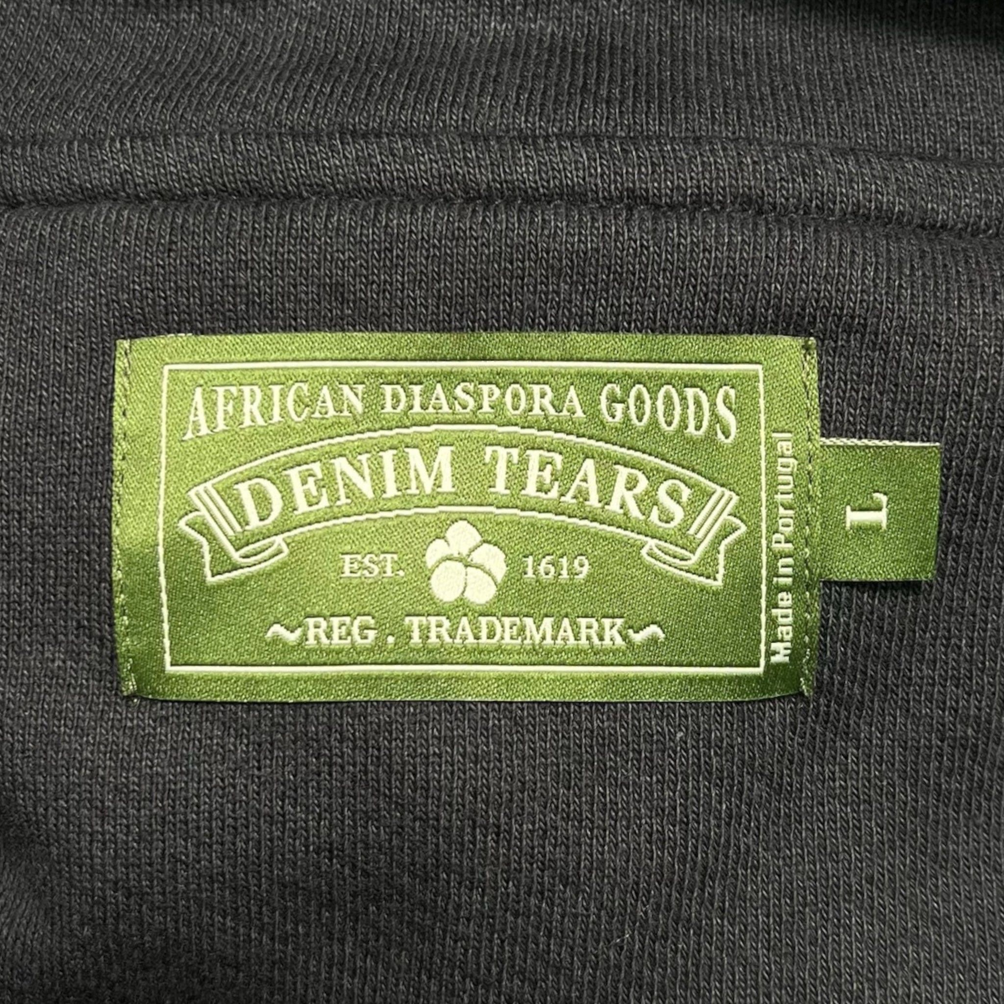DENIM TEARS ADG Inc. Quarter Zip Sweatshirt Navy Size US L / EU 52-54 / 3 - 4 Thumbnail