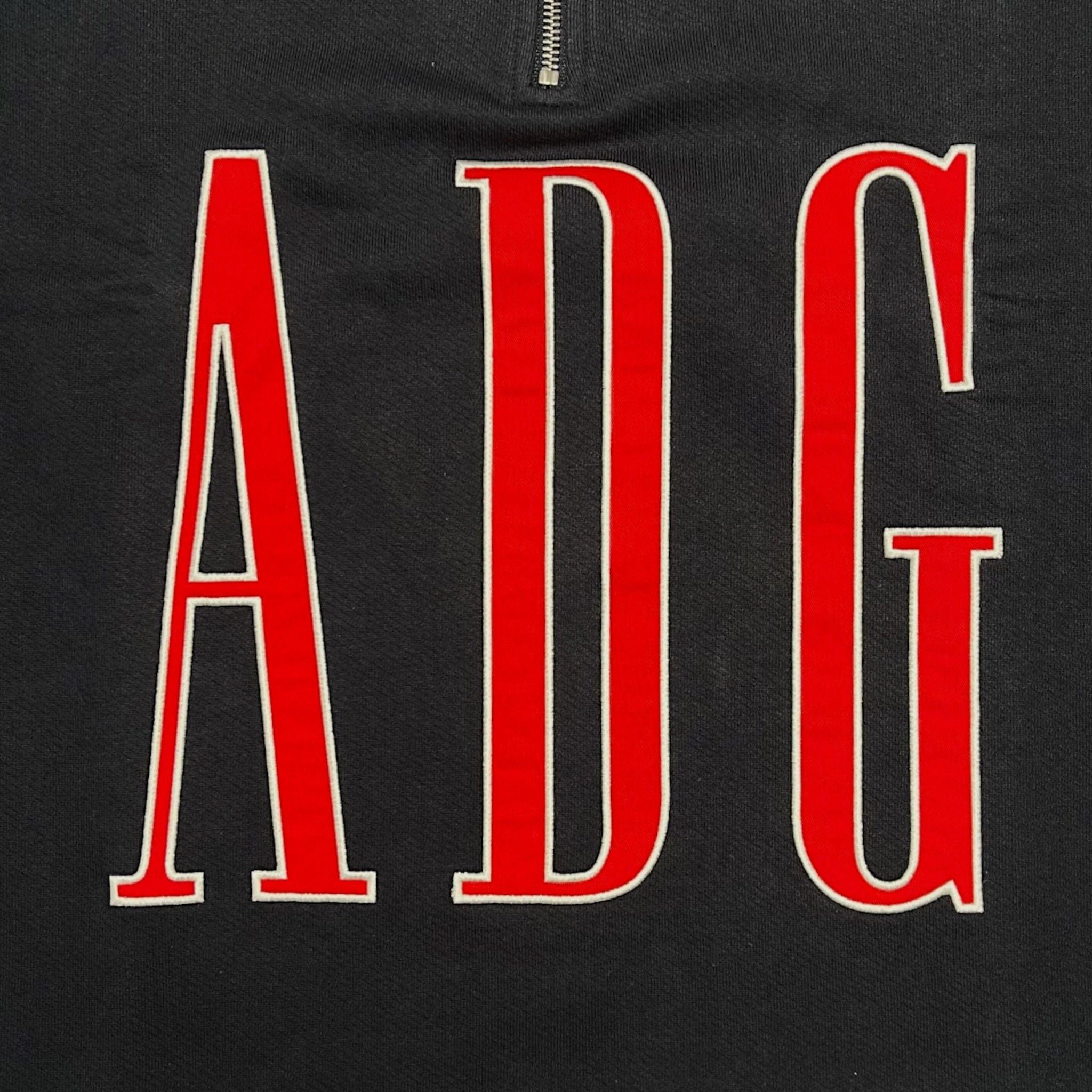 DENIM TEARS ADG Inc. Quarter Zip Sweatshirt Navy Size US L / EU 52-54 / 3 - 3 Thumbnail