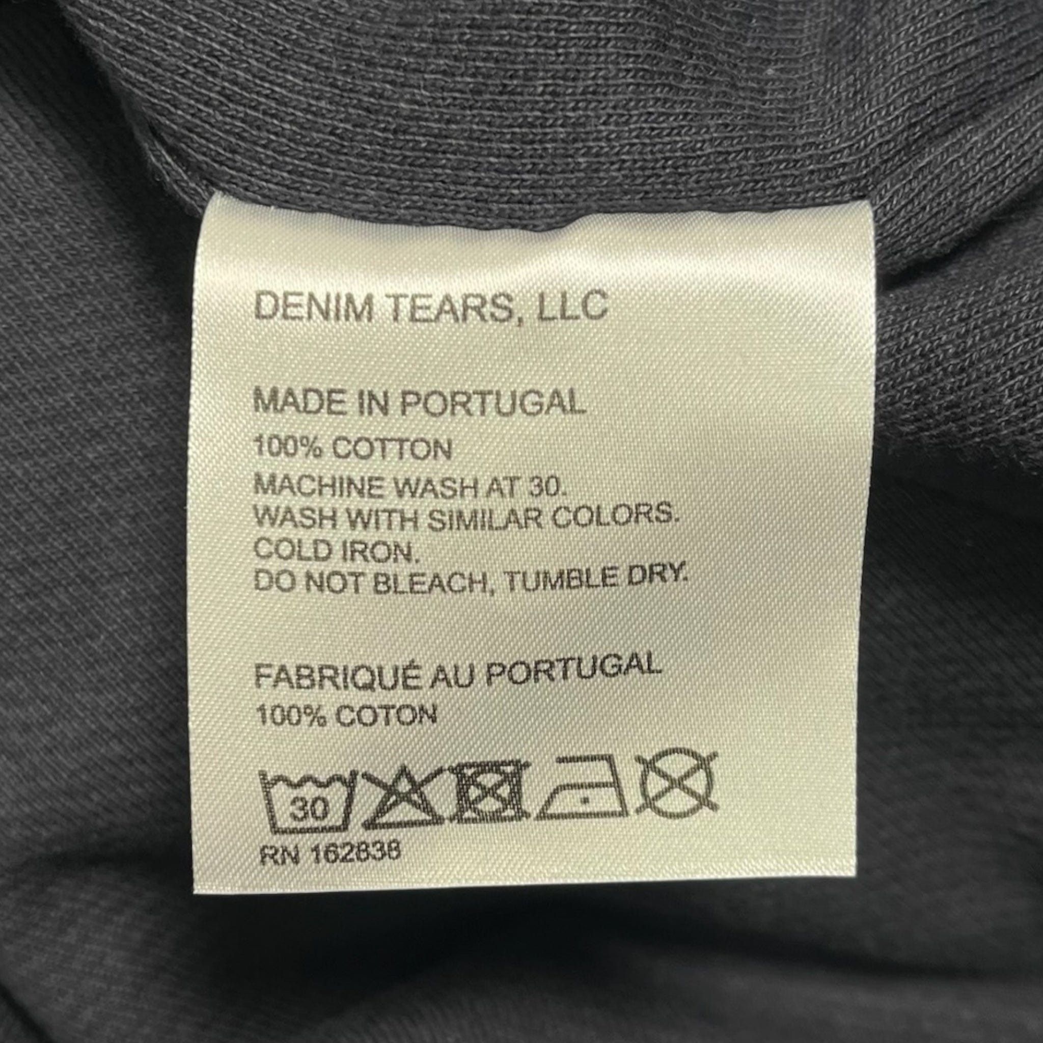 DENIM TEARS ADG Inc. Quarter Zip Sweatshirt Navy Size US L / EU 52-54 / 3 - 5 Thumbnail