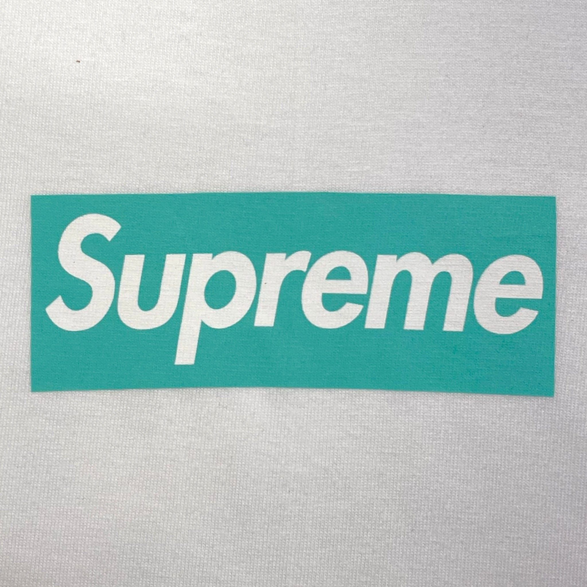 Supreme Tiffany & Co. Box Logo Short Sleeve Tee Shirt White Size US M / EU 48-50 / 2 - 3 Thumbnail