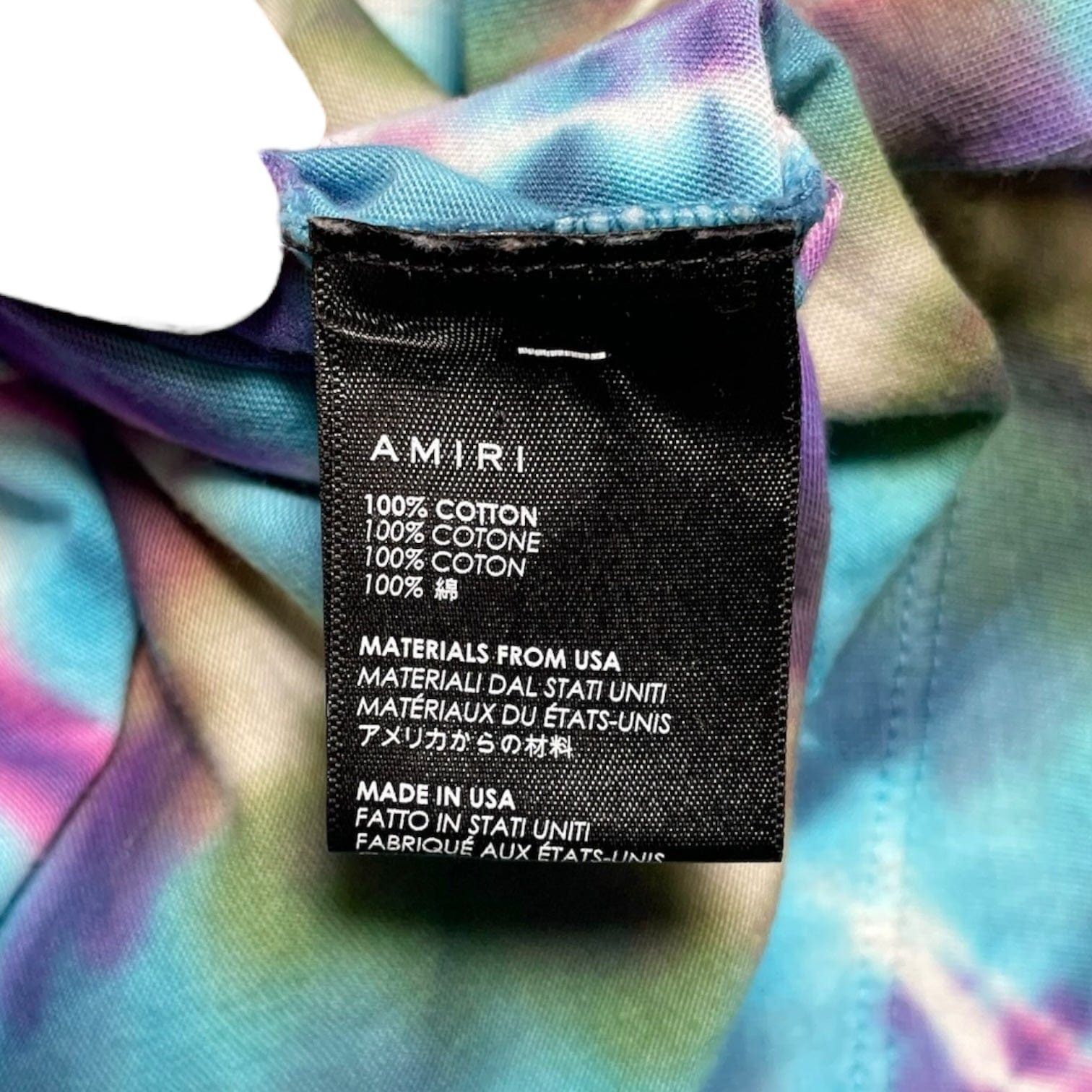 Amiri Amiri Tie Dye Rainbow Dove Short Sleeve Tee Shirt Multi Size US XXL / EU 58 / 5 - 5 Thumbnail