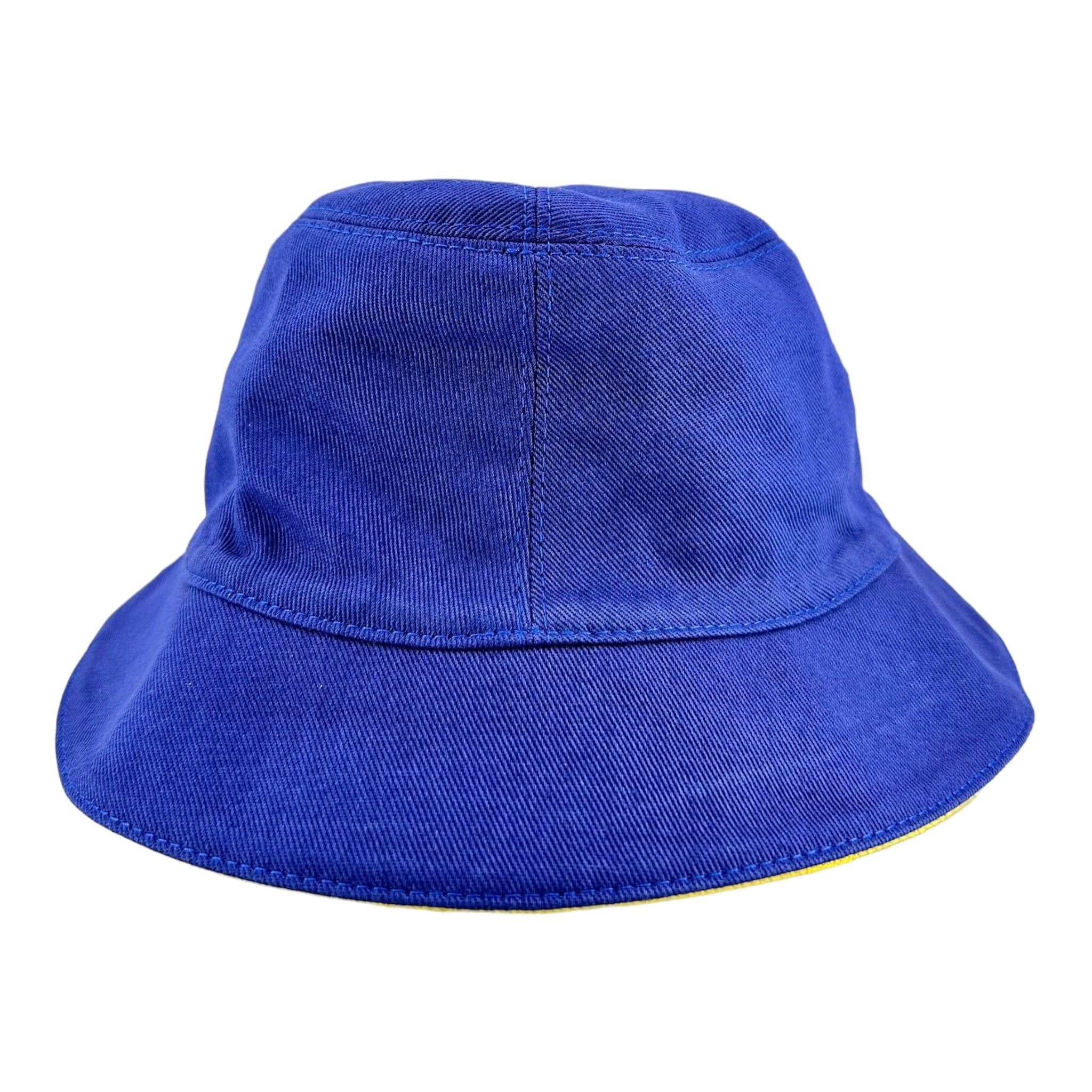 Louis Vuitton Everyday LV Bucket Hat Blue Yellow Size ONE SIZE - 2 Thumbnail