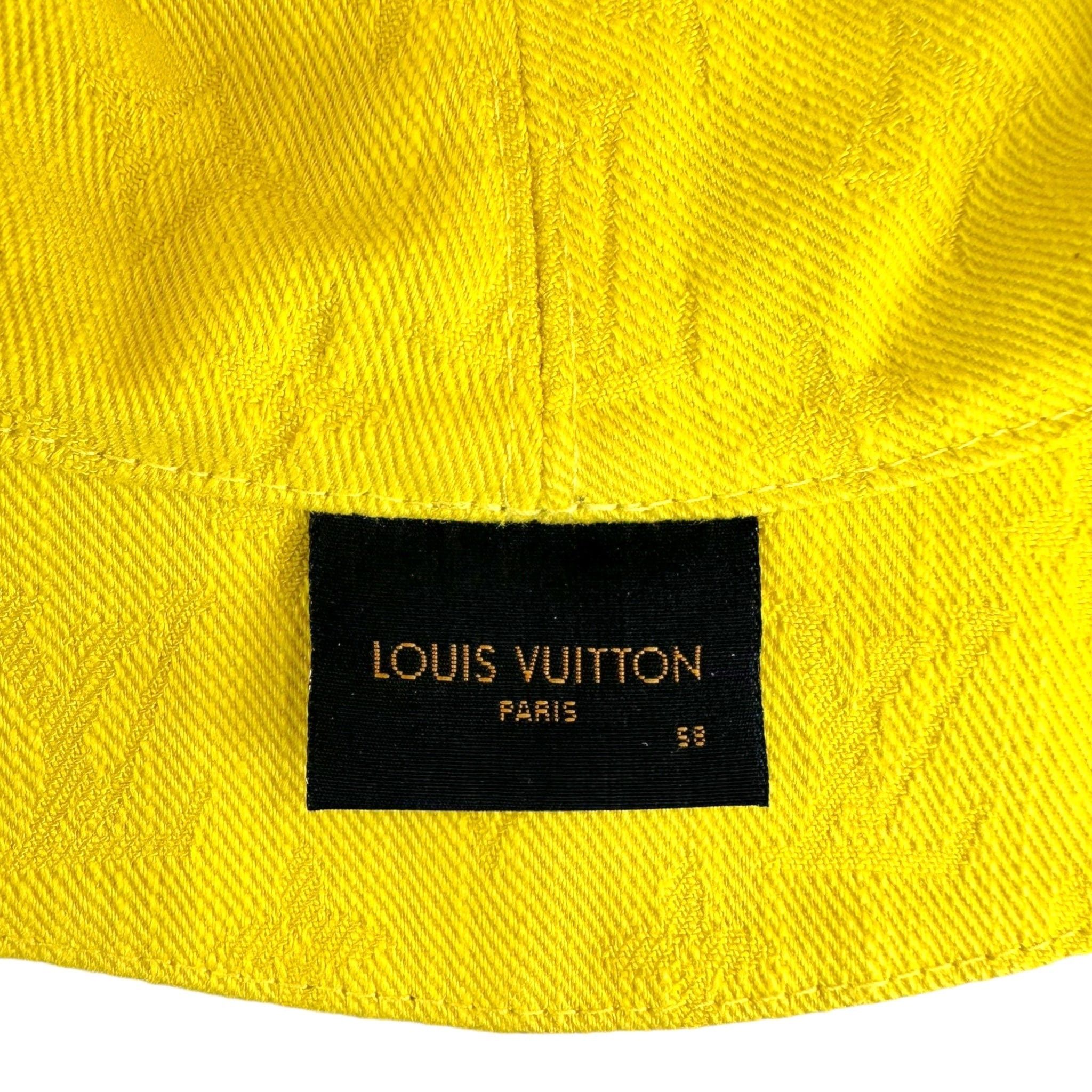 Louis Vuitton Everyday LV Bucket Hat Blue Yellow Size ONE SIZE - 8 Thumbnail