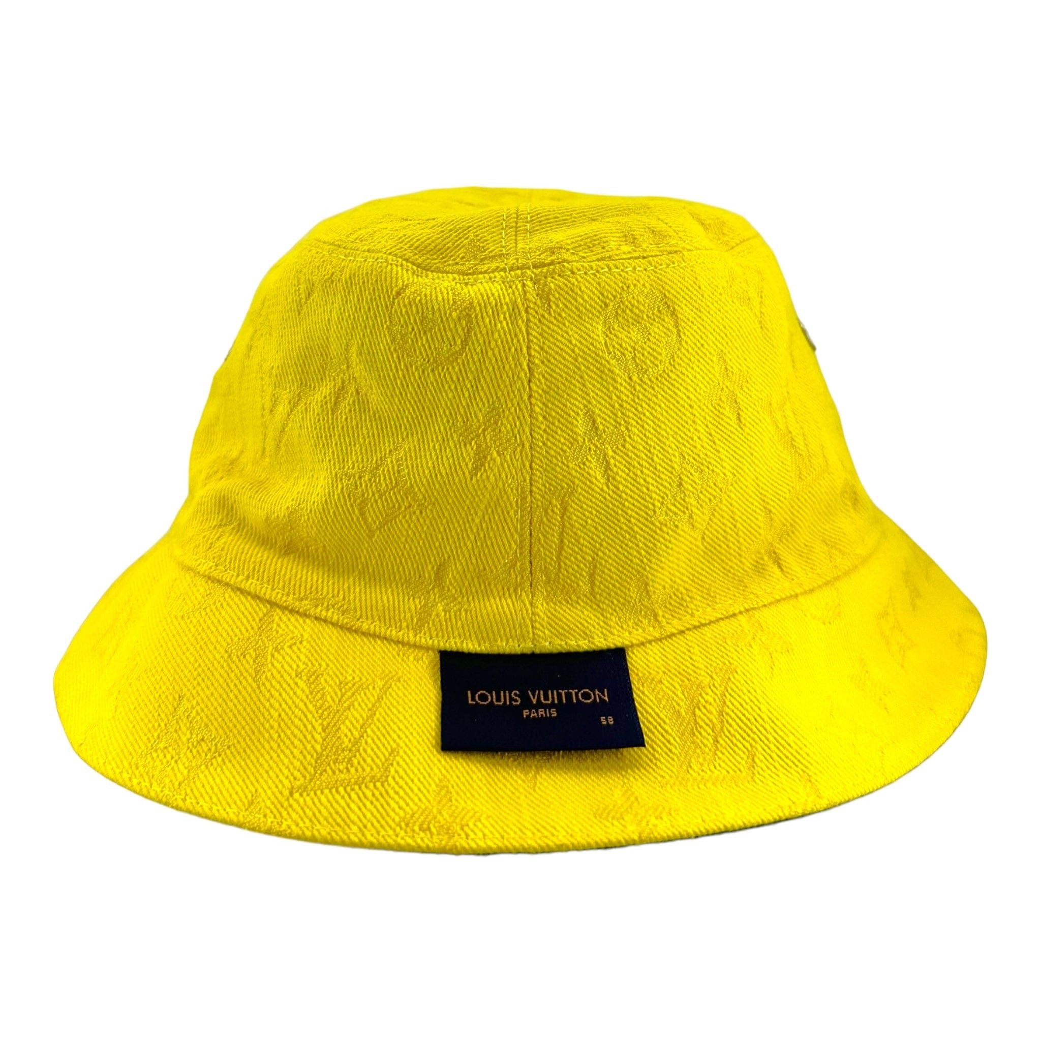 Louis Vuitton Everyday LV Bucket Hat Blue Yellow Size ONE SIZE - 7 Thumbnail