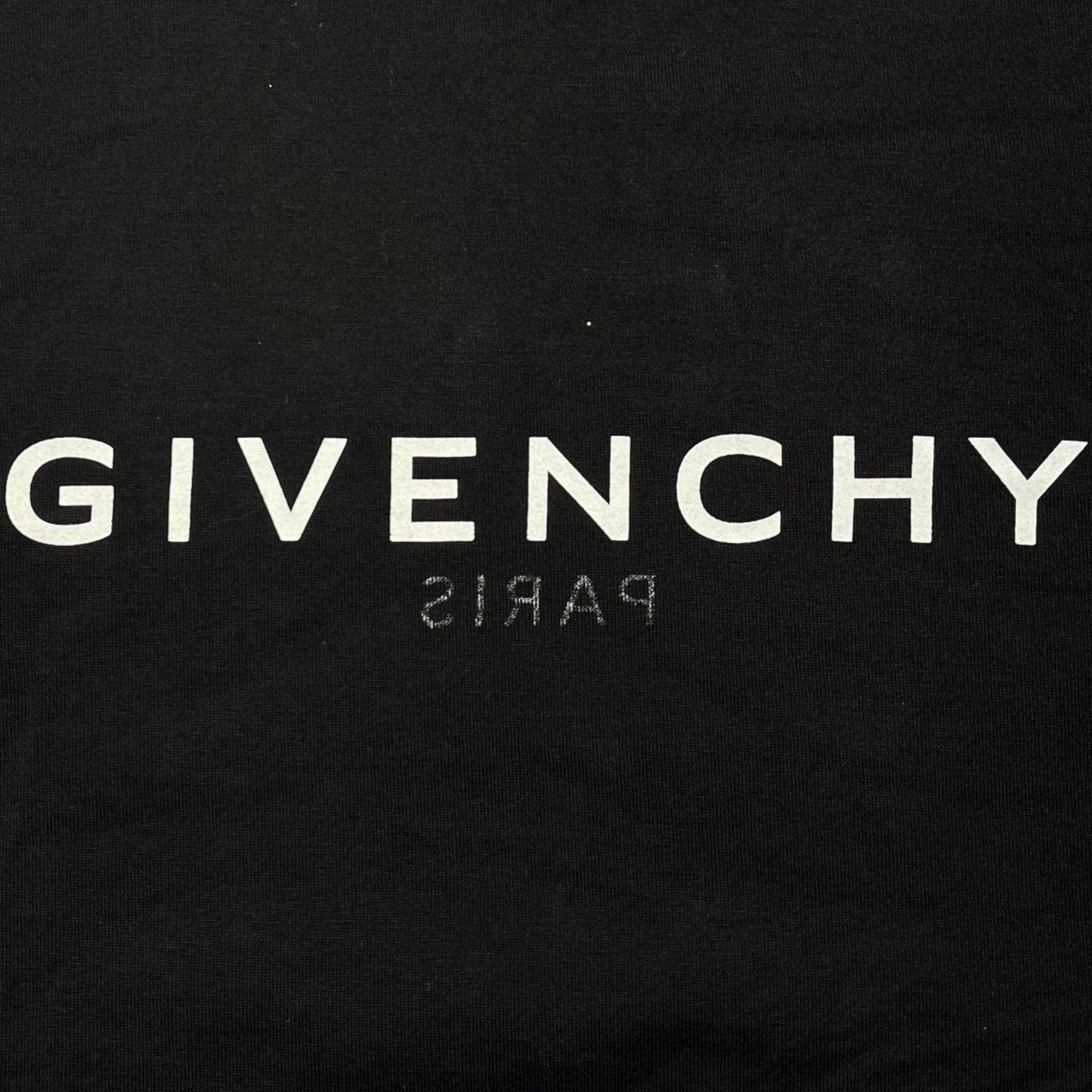 Givenchy Paris Logo Short Sleeve Tee Shirt Black Size US M / EU 48-50 / 2 - 3 Thumbnail