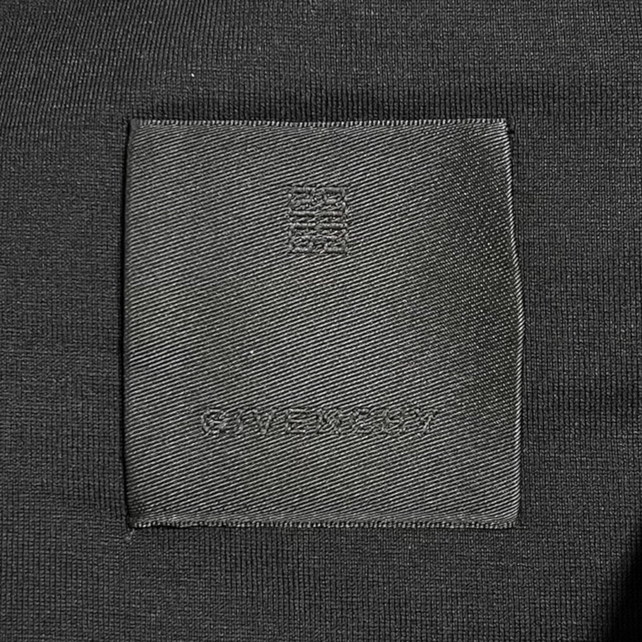Givenchy Paris Logo Short Sleeve Tee Shirt Black Size US M / EU 48-50 / 2 - 4 Thumbnail