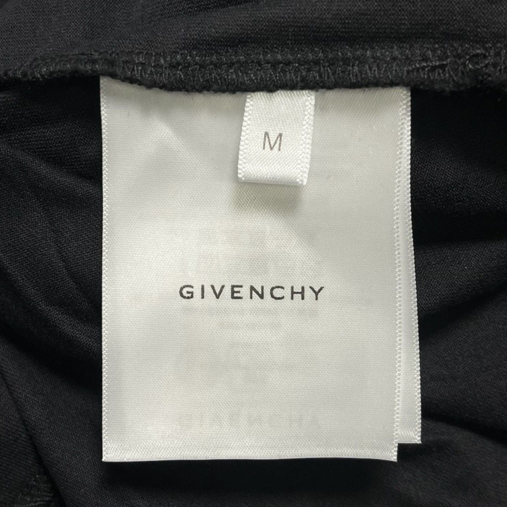 Givenchy Paris Logo Short Sleeve Tee Shirt Black Size US M / EU 48-50 / 2 - 5 Thumbnail