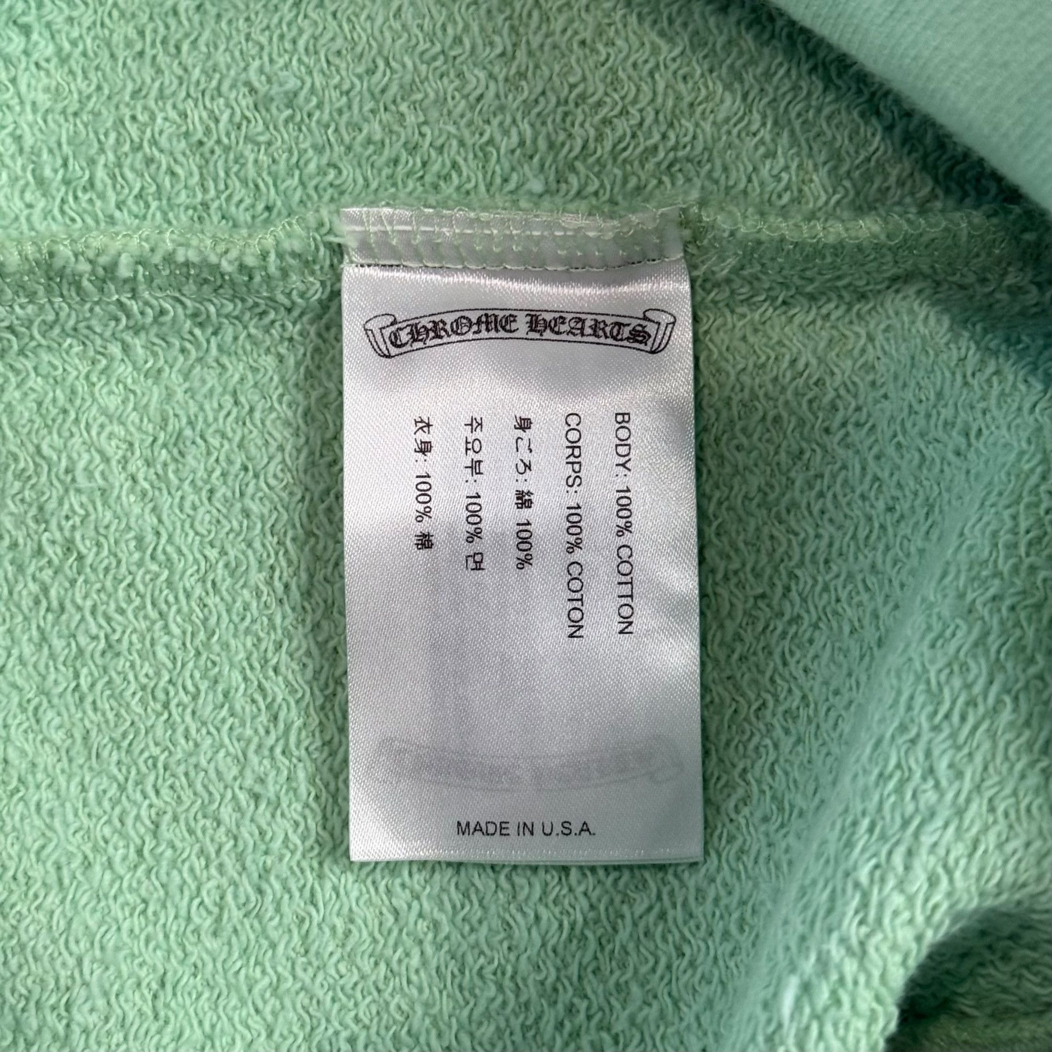 Chrome Hearts Matty Boy Lust Crewneck Sweatshirt Seafoam Size US XS / EU 42 / 0 - 6 Thumbnail
