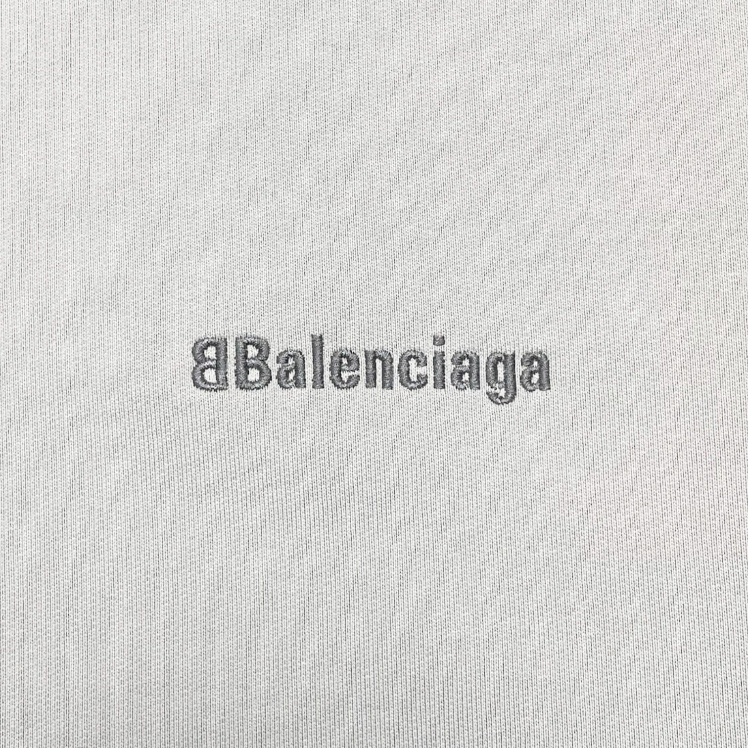 Balenciaga BB Corp Hooded Sweatshirt Dark Grey Size US M / EU 48-50 / 2 - 3 Thumbnail