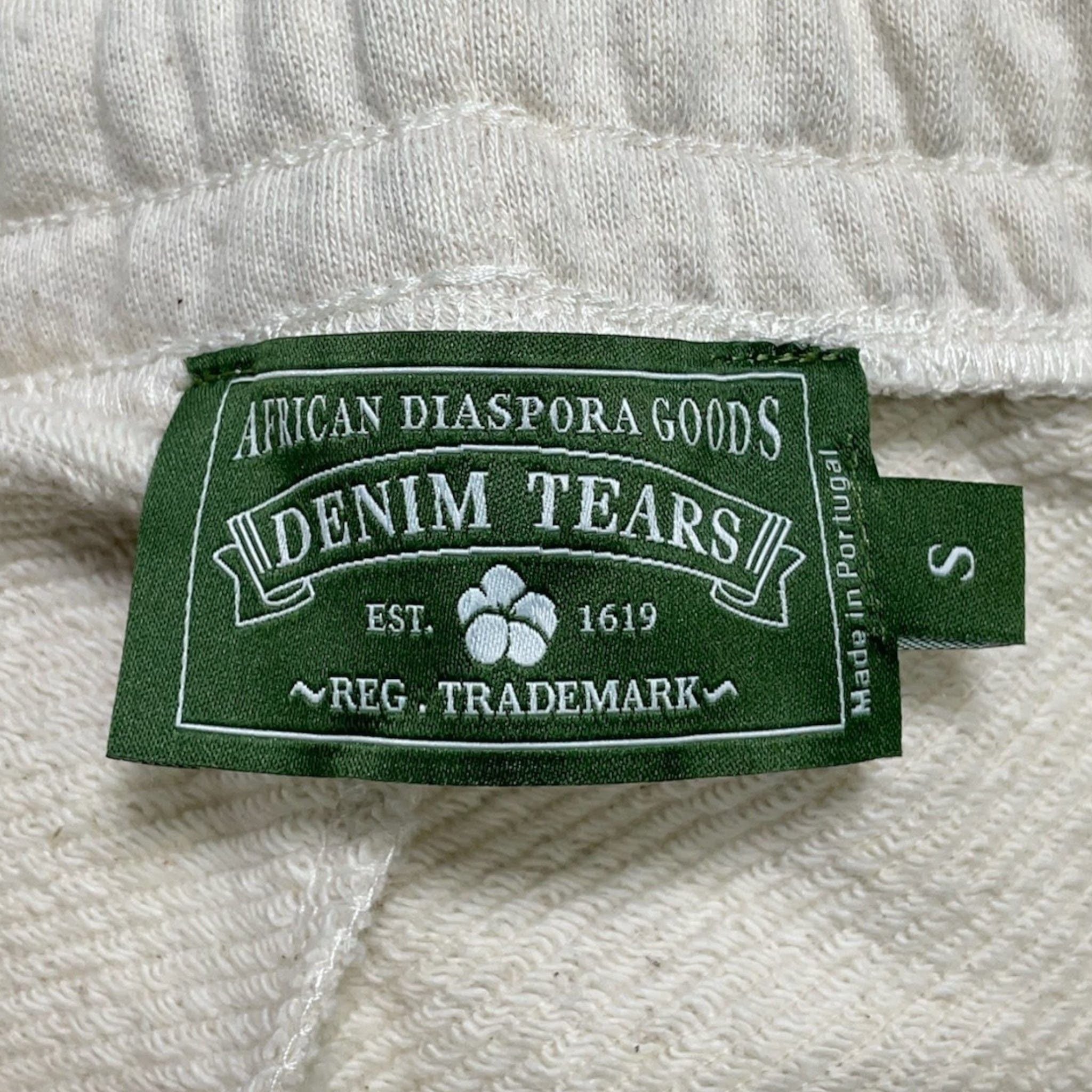 DENIM TEARS Rhinestone Cotton Wreath Sweatpants Oatmeal Size US 30 / EU 46 - 4 Thumbnail