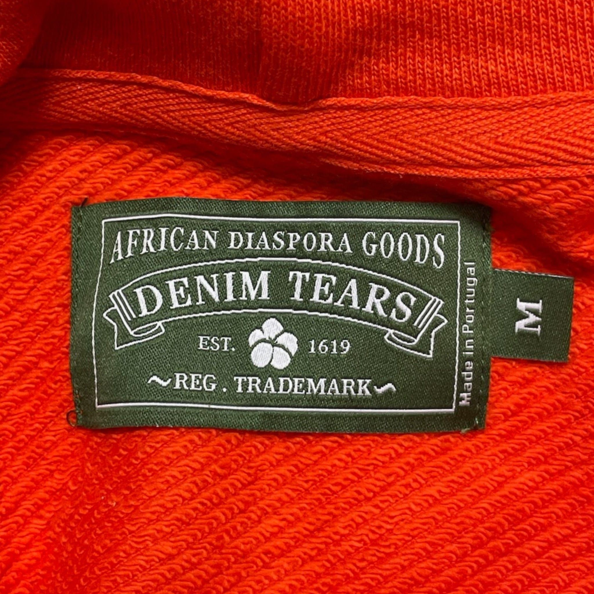 DENIM TEARS The Cotton Wreath Hooded Sweatshirt Orange Size US L / EU 52-54 / 3 - 4 Thumbnail