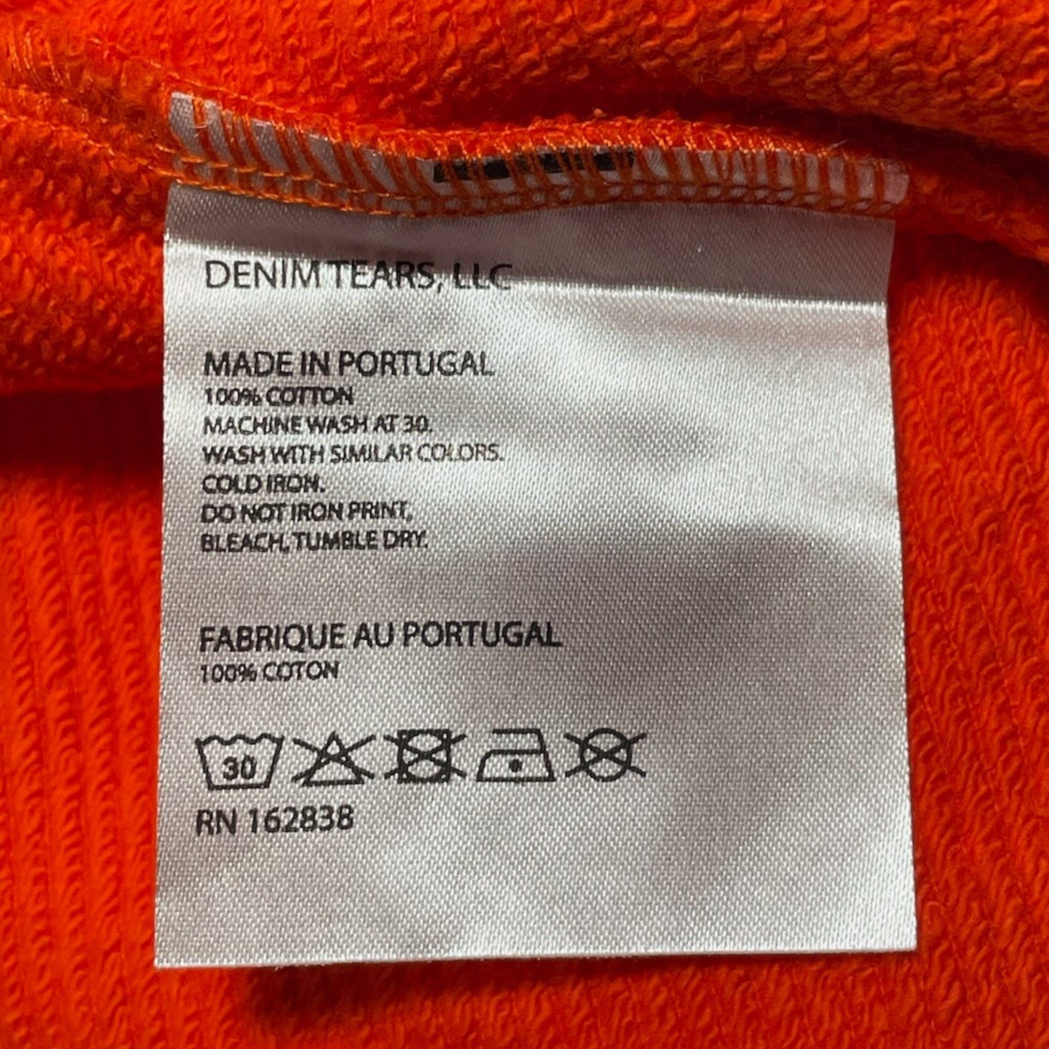 DENIM TEARS The Cotton Wreath Hooded Sweatshirt Orange Size US L / EU 52-54 / 3 - 5 Thumbnail