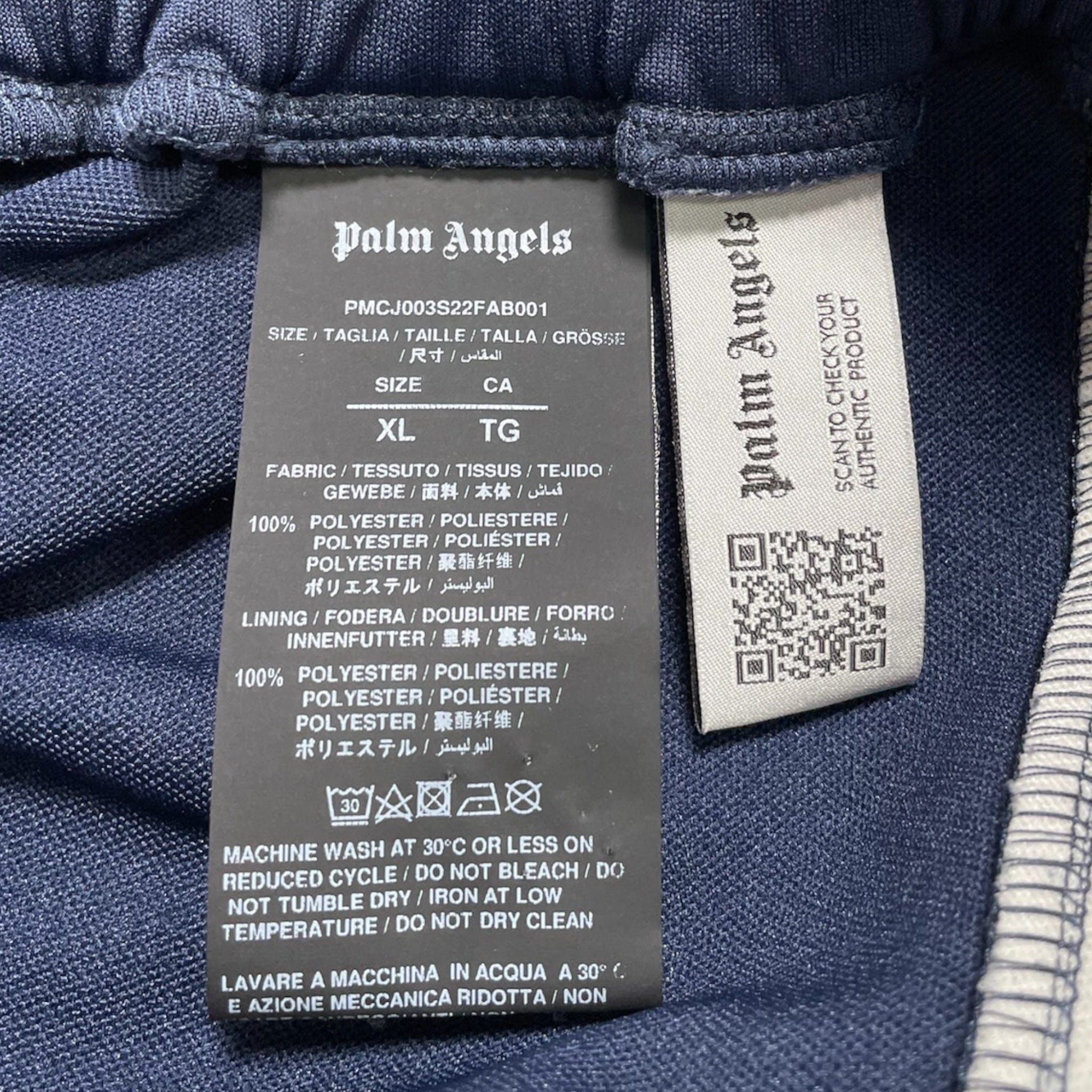 Palm Angels Colorblock Track Pants Red White Navy Size US 40 / EU 56 - 4 Thumbnail