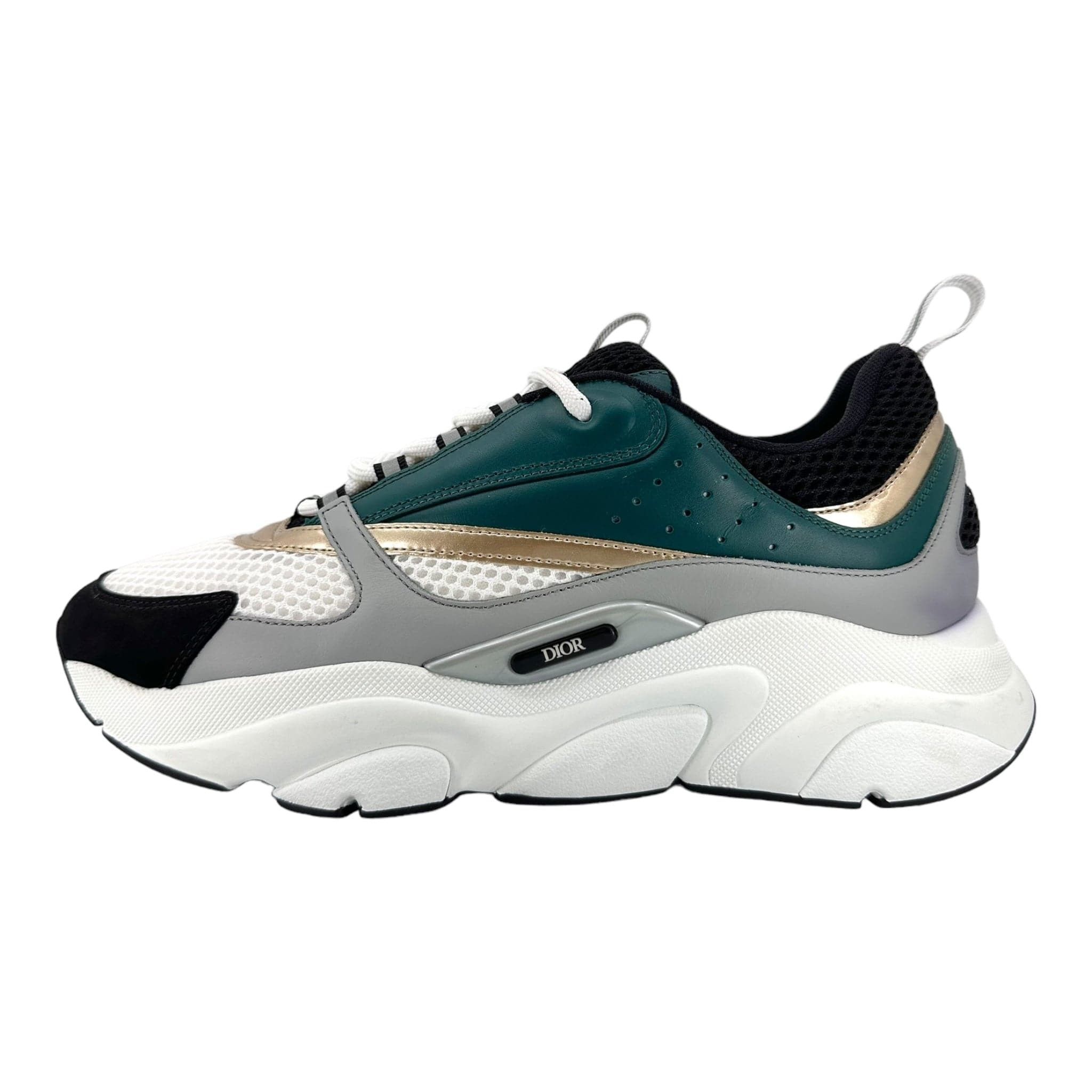 Dior Dior B22 White Black Green Gold Size US 11.5 / EU 44-45 - 2 Thumbnail