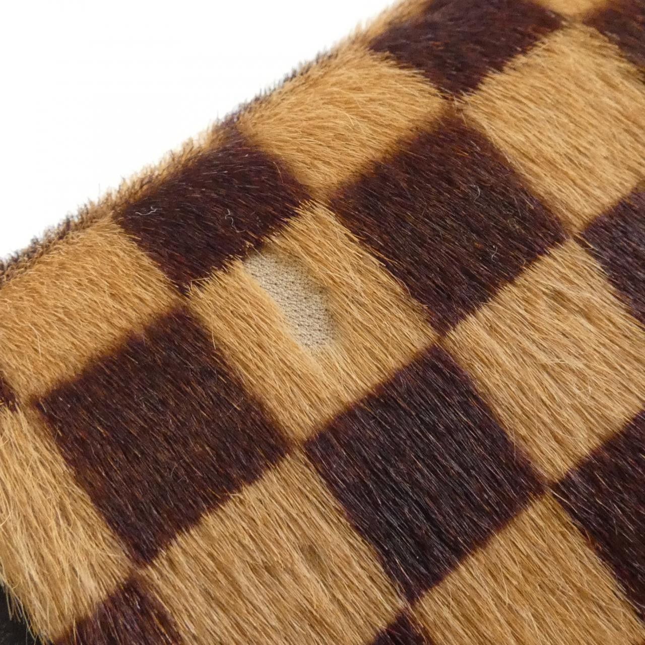 Louis Vuitton Louis Vuitton Louis Vuitton Damier Sauvage Gazelle Shoulder Bag Fur Shoulder Bag M92130 DUTY FREE for USA Size ONE SIZE - 6 Thumbnail