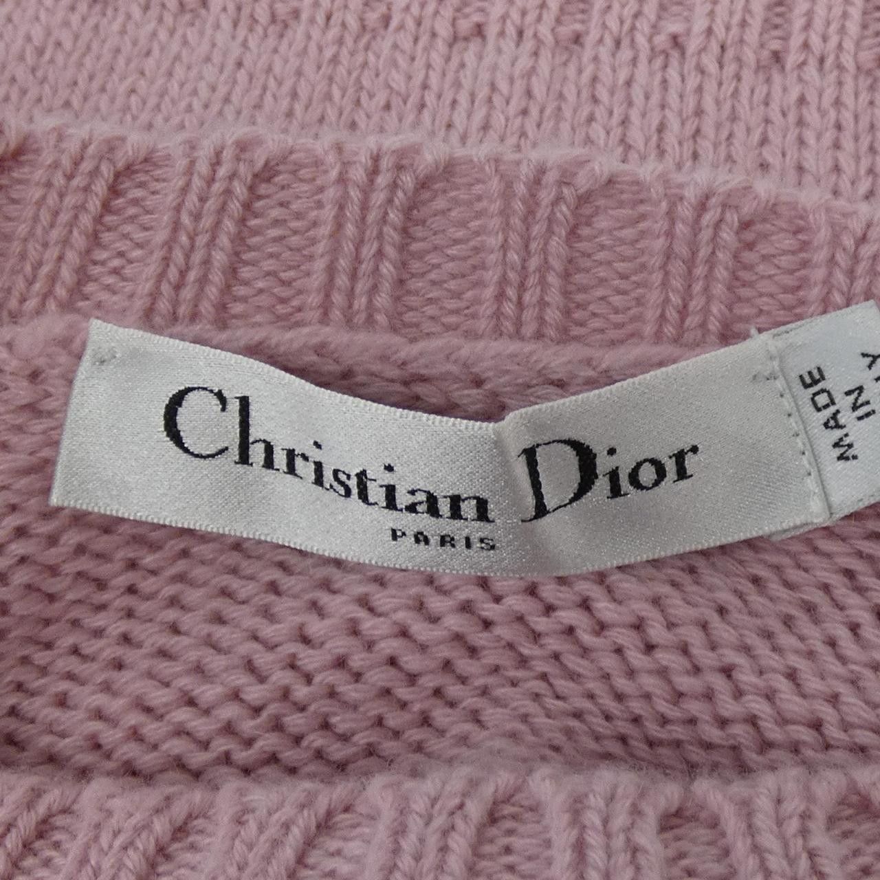Dior Dior Christian Dior 100% Cashmere Knit Textile Tops 344S13BM003 DUTY FREE for USA Size ONE SIZE - 4 Thumbnail