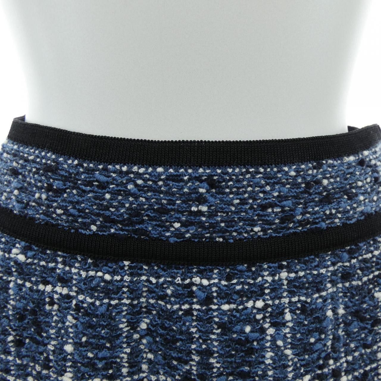 Dior Dior Christian Dior Cannage Cotton Blend Tweed Skirt Textile Skirts 514J03A7521 DUTY FREE for USA Size ONE SIZE - 5 Thumbnail