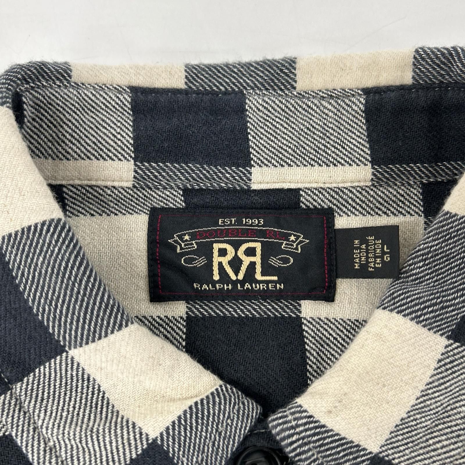 Ralph Lauren Ralph Lauren RRL Buffalo Check Cotton Shirt Textile Tops 0200011734 DUTY FREE for USA Size ONE SIZE - 3 Thumbnail