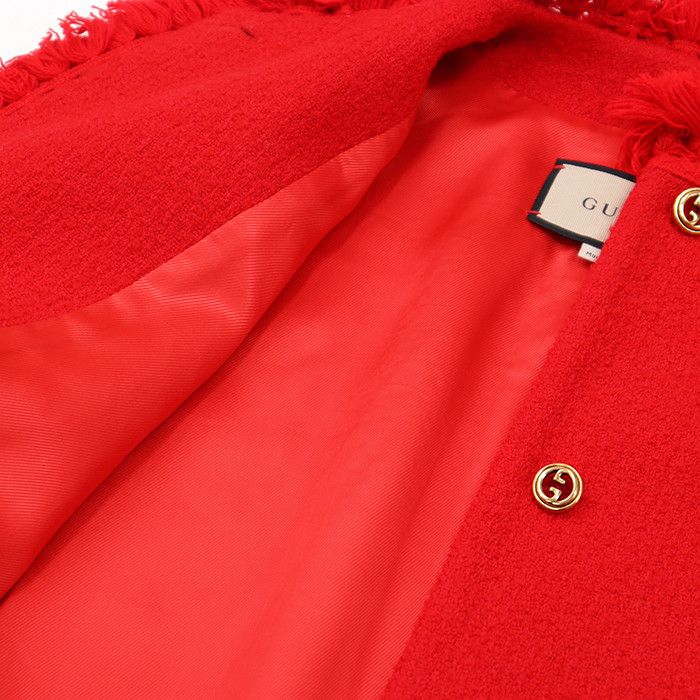 Gucci Gucci Gucci Wool Coat Textile Outerwear DUTY FREE for USA Size ONE SIZE - 14 Thumbnail