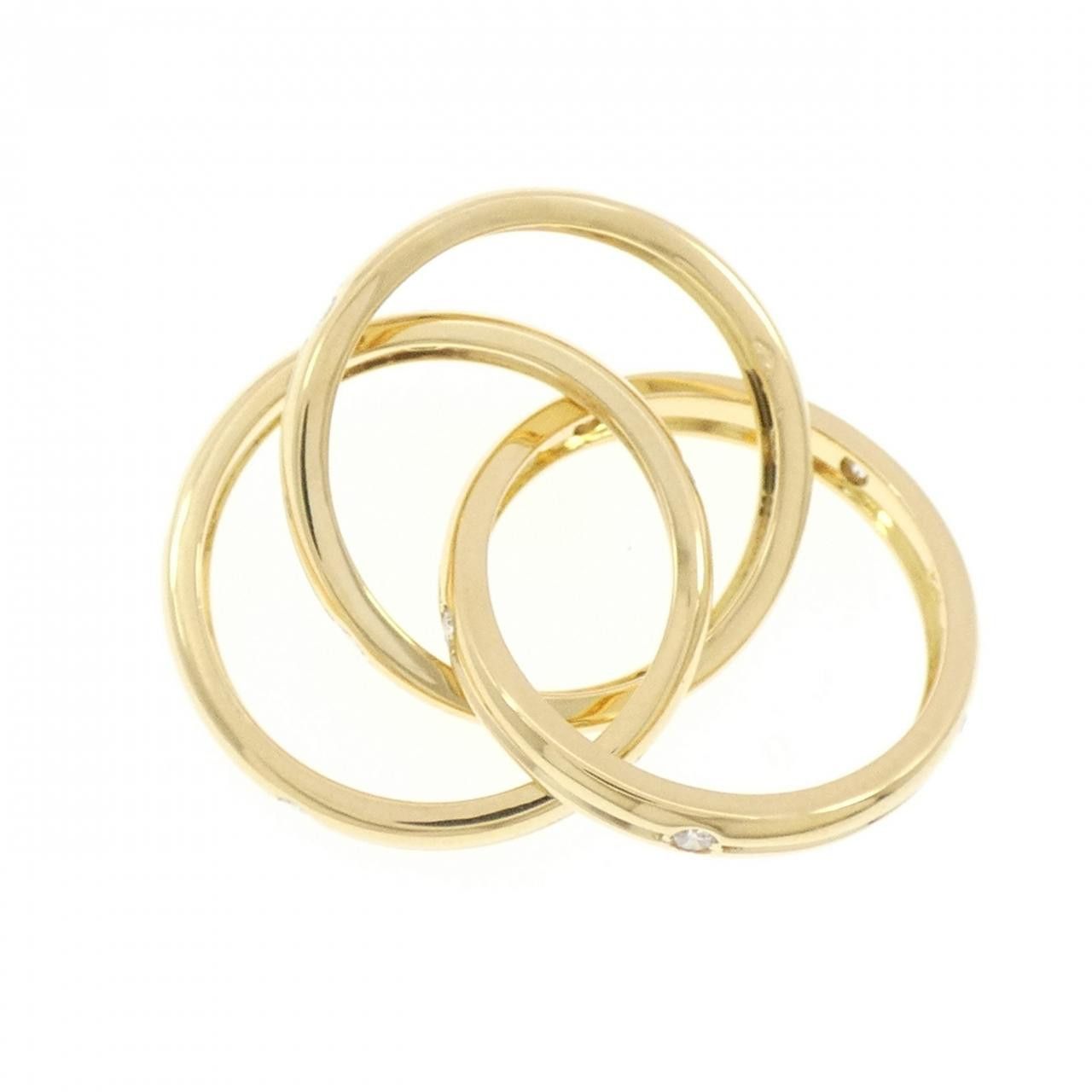 Cartier Cartier Cartier Constellation Au750 Diamond Ring Size 8 Precious Metal Ring DUTY FREE for USA Size ONE SIZE - 3 Thumbnail