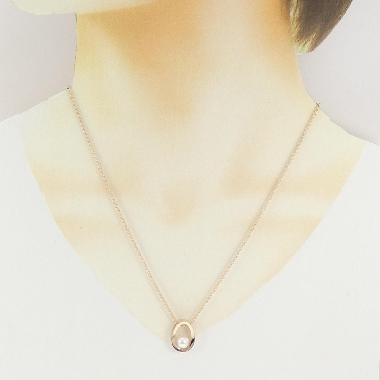 Mikimoto Mikimoto Mikimoto Au750 Pearl Necklace Precious Metal Necklace PP-1894I DUTY FREE for USA Size ONE SIZE - 6 Thumbnail