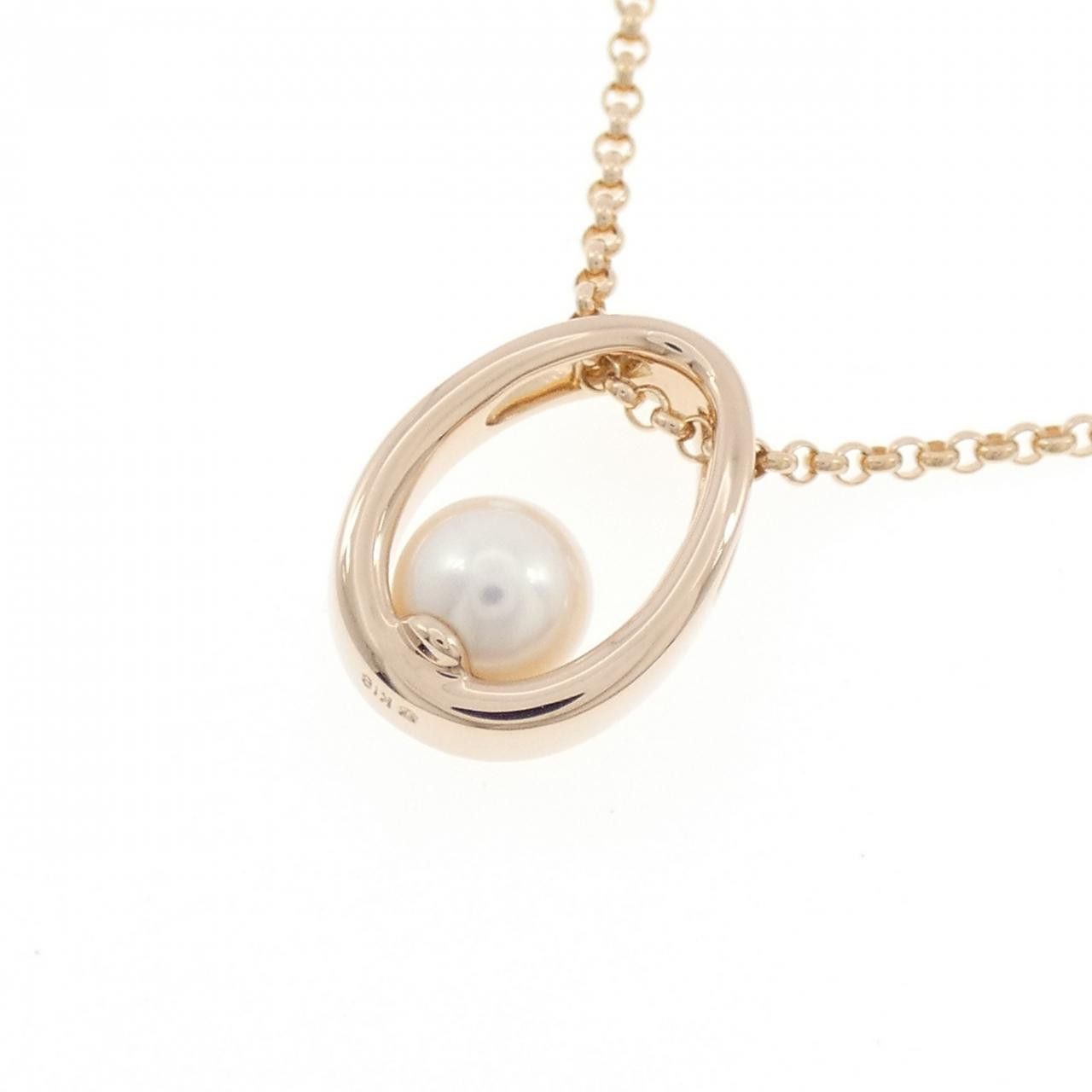 Mikimoto Mikimoto Mikimoto Au750 Pearl Necklace Precious Metal Necklace PP-1894I DUTY FREE for USA Size ONE SIZE - 4 Thumbnail