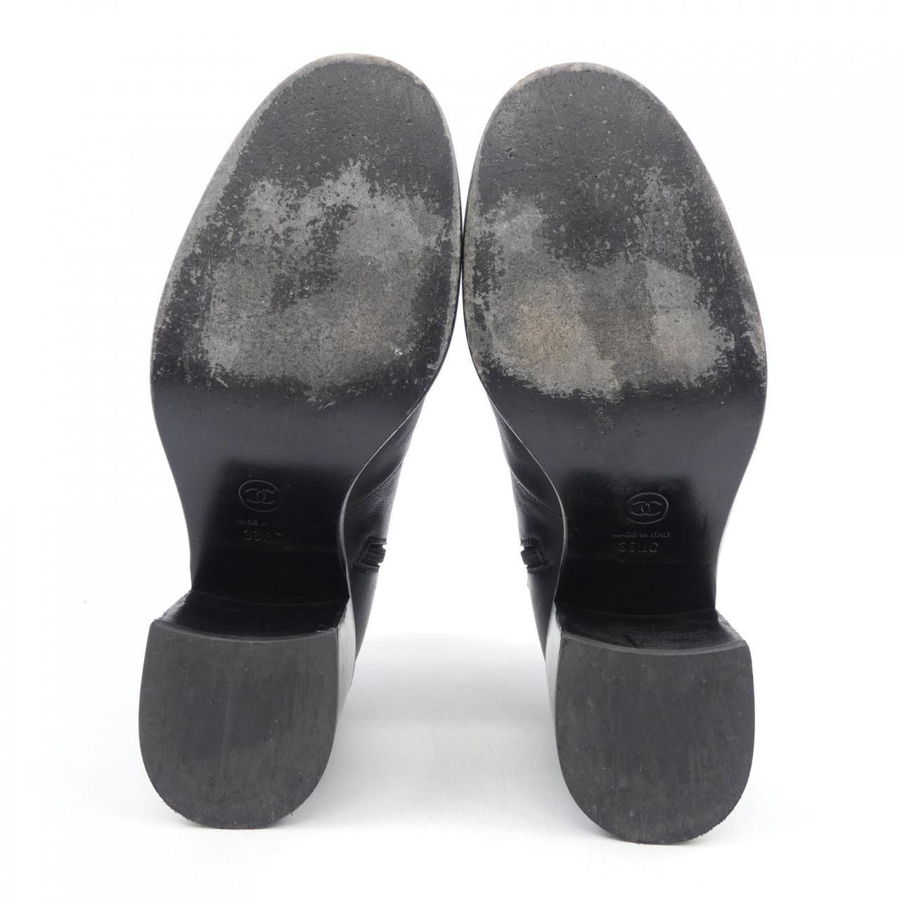 Chanel Chanel Chanel Lambskin Ankle Boots Leather Shoes G37822Y55398 DUTY FREE for USA Size ONE SIZE - 4 Thumbnail