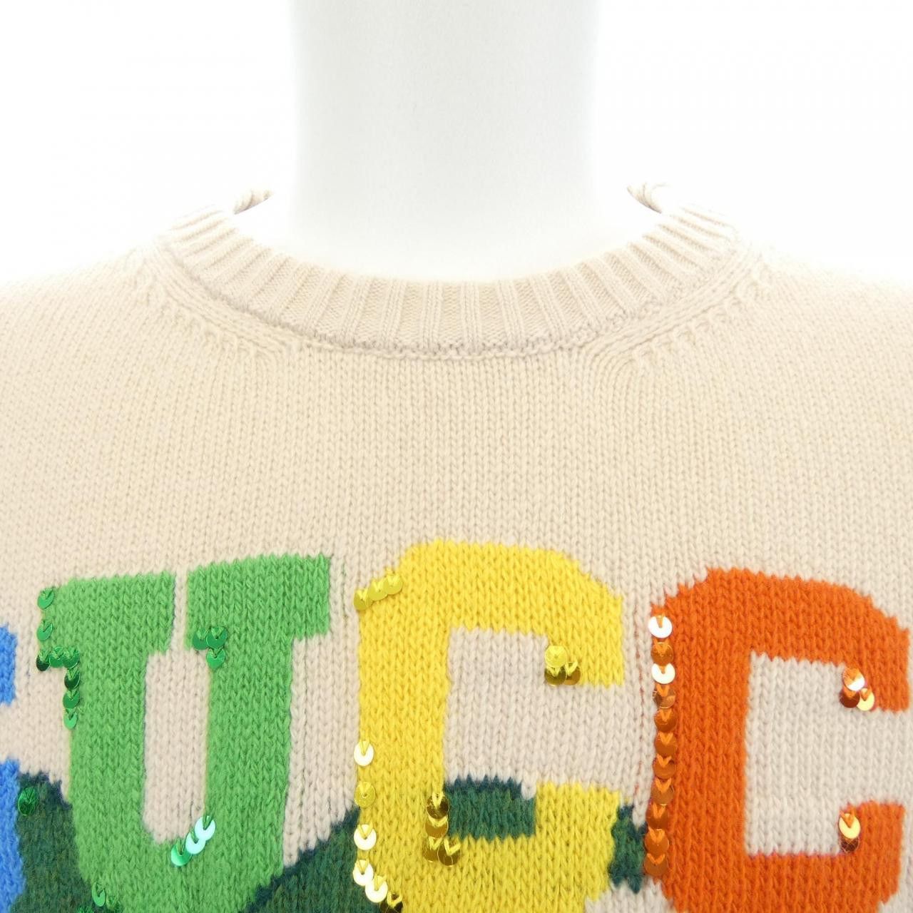 Gucci Gucci Gucci Knitwear Textile Tops 696573XKCFV DUTY FREE for USA Size ONE SIZE - 5 Thumbnail