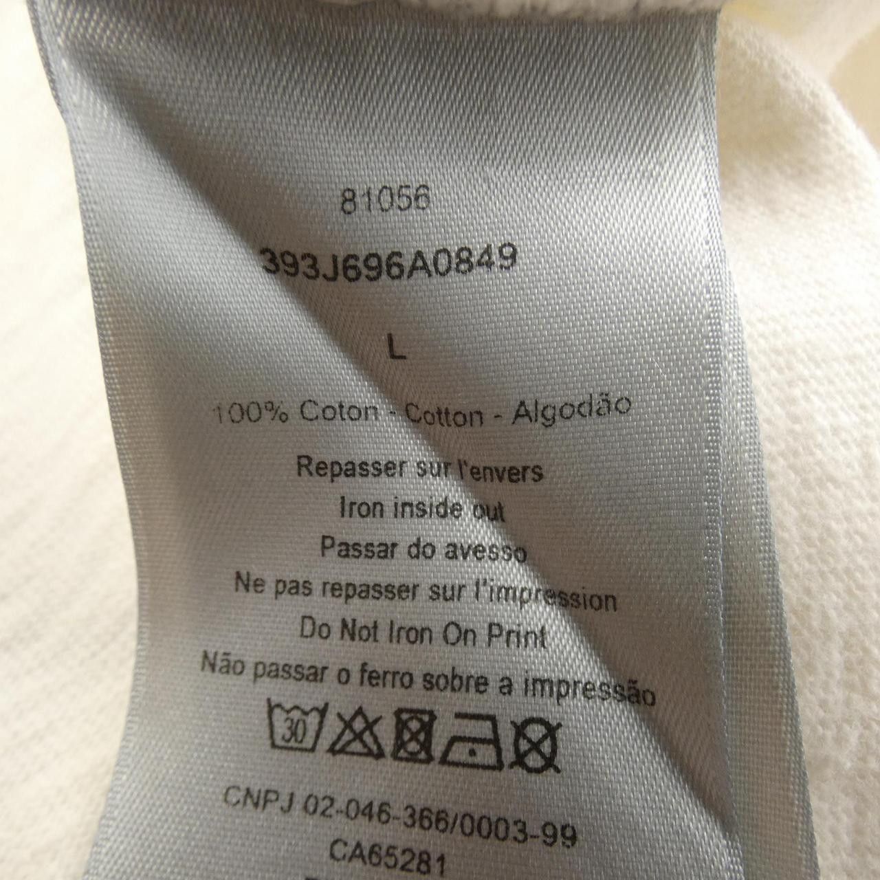 Dior Dior Dior Cotton T Shirt Textile T-Shirts 393J696A0849 DUTY FREE for USA Size ONE SIZE - 3 Thumbnail