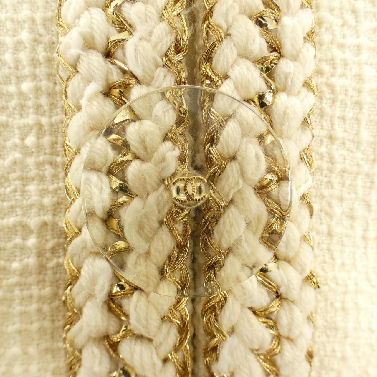 Chanel Chanel Chanel Collarless Jacket Textile Outerwear P56911V30555 DUTY FREE for USA Size ONE SIZE - 8 Thumbnail