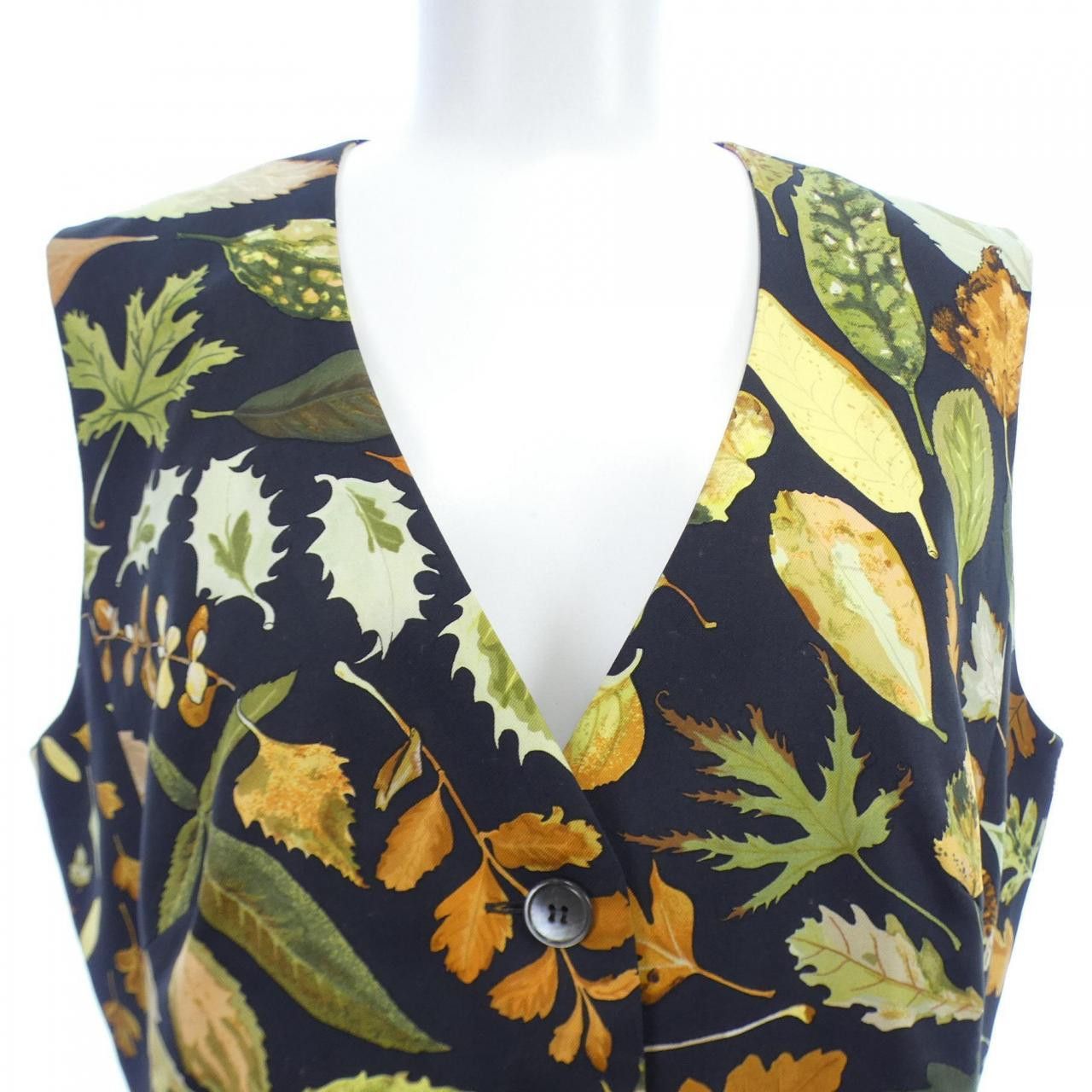 Hermes Hermes Hermes Twill Laine Silk Vest Textile Tops DUTY FREE for USA Size ONE SIZE - 5 Thumbnail