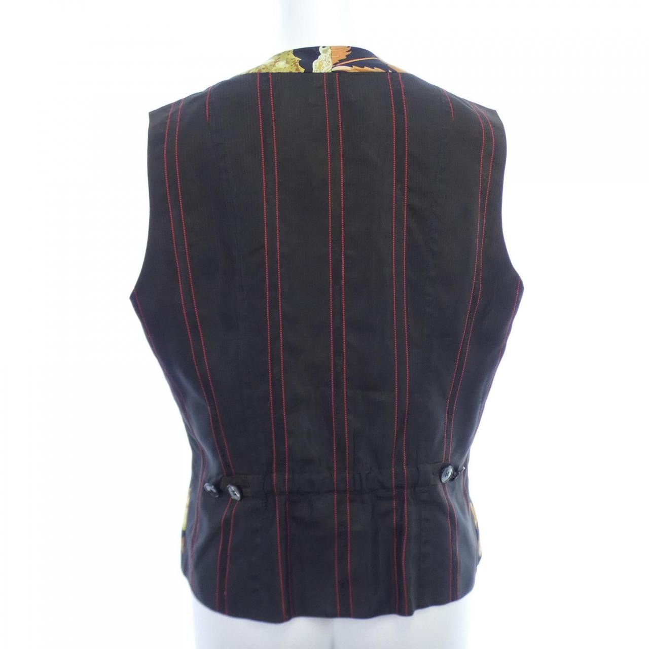 Hermes Hermes Hermes Twill Laine Silk Vest Textile Tops DUTY FREE for USA Size ONE SIZE - 2 Thumbnail